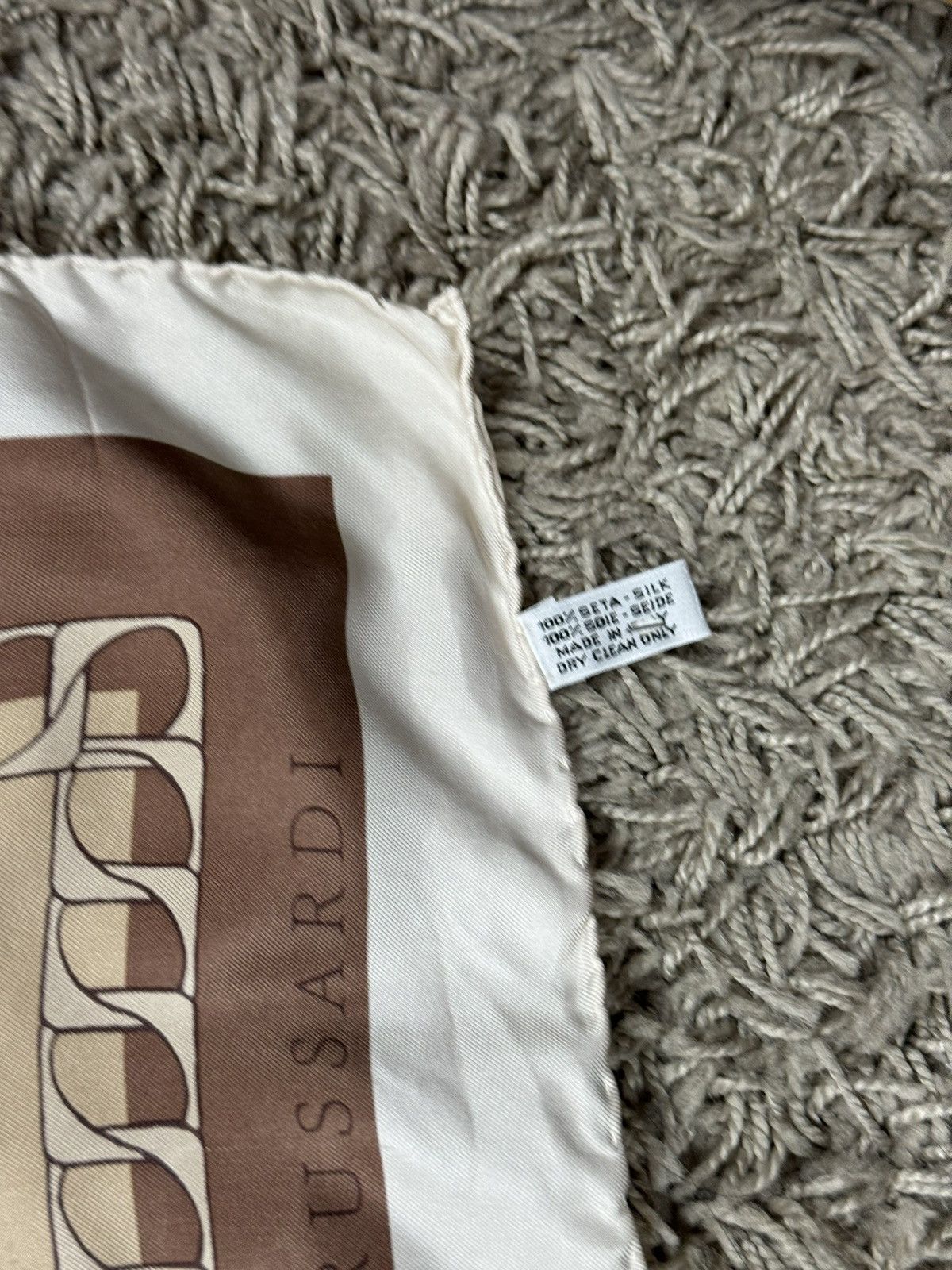 Trussardi Vintage silk scarf Trussardi original luxury rare item Size ONE SIZE - 2 Thumbnail