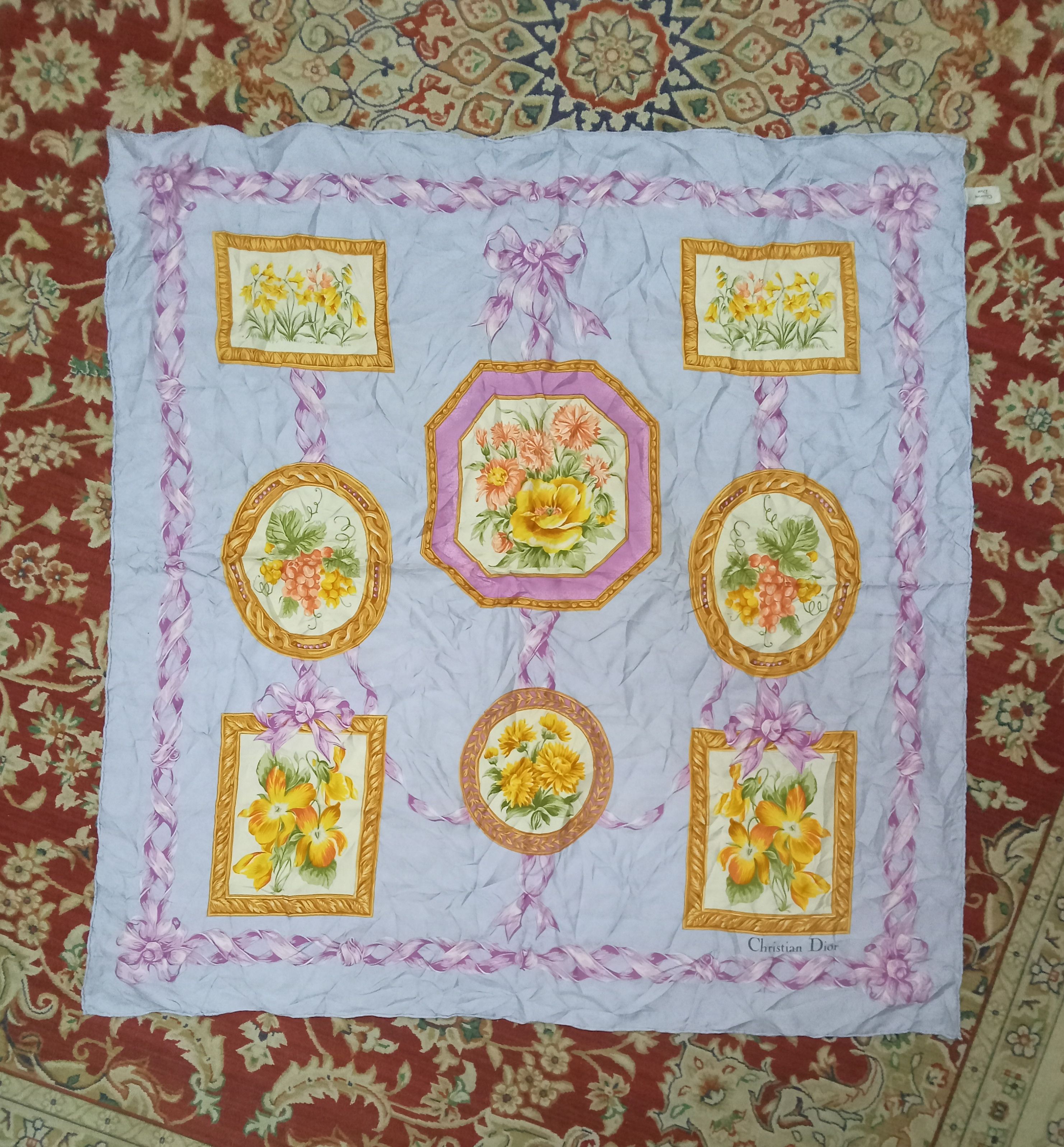 Christian Dior Monsieur Vintage Christian Dior Scarf 84cm x 86cm. Size ONE SIZE - 1 Thumbnail