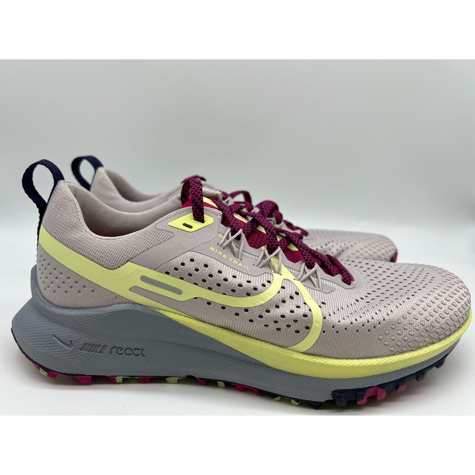 Nike React Pegasus Trail 4 Running Dj6159-002 Women Size 9 Shoes