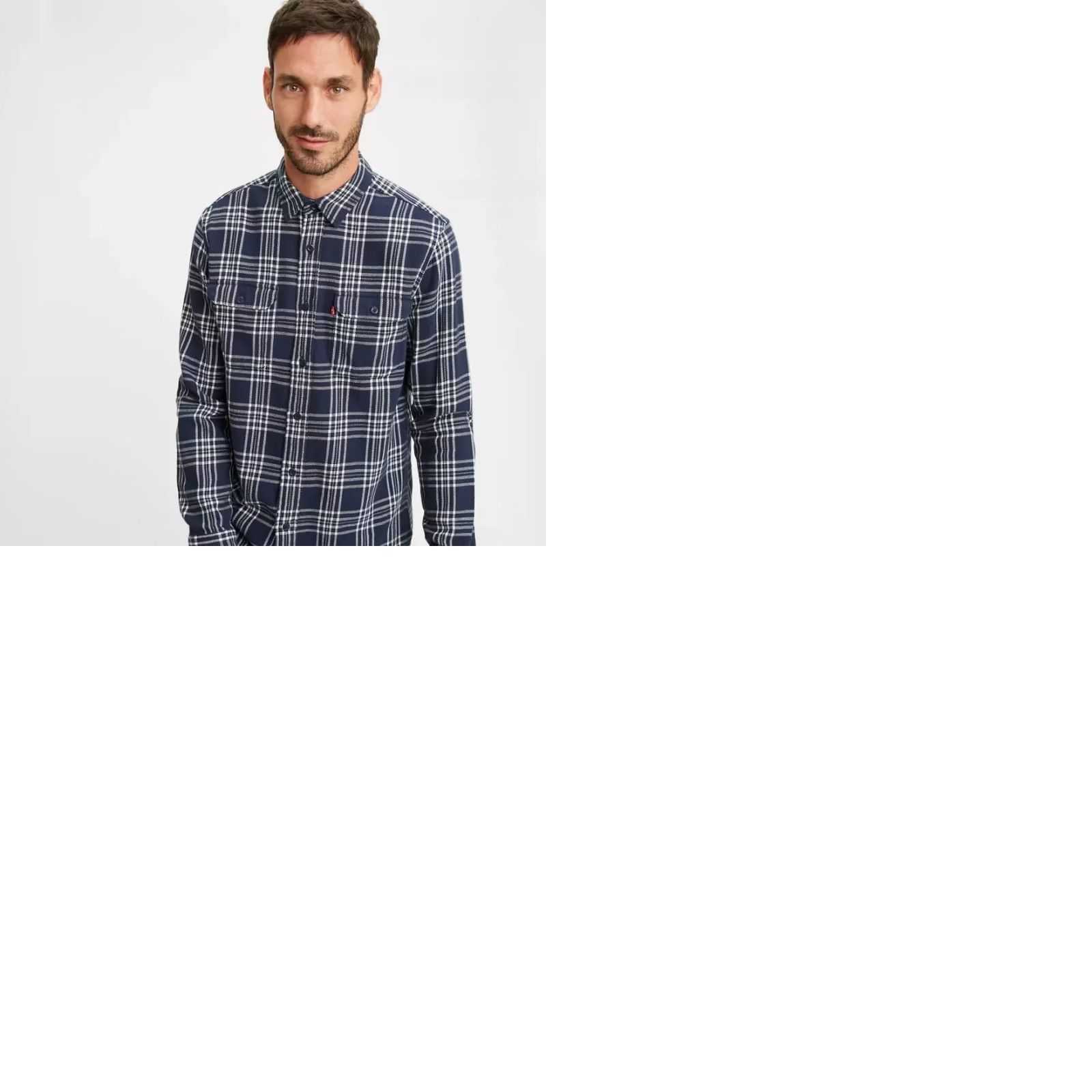 Levi's VINTAGE Levi's Shirt Plaid Button-Up 2XL Cotton Flannel Long Sleeve Men’s Regular Size US XXL / EU 58 / 5 - 9 Thumbnail