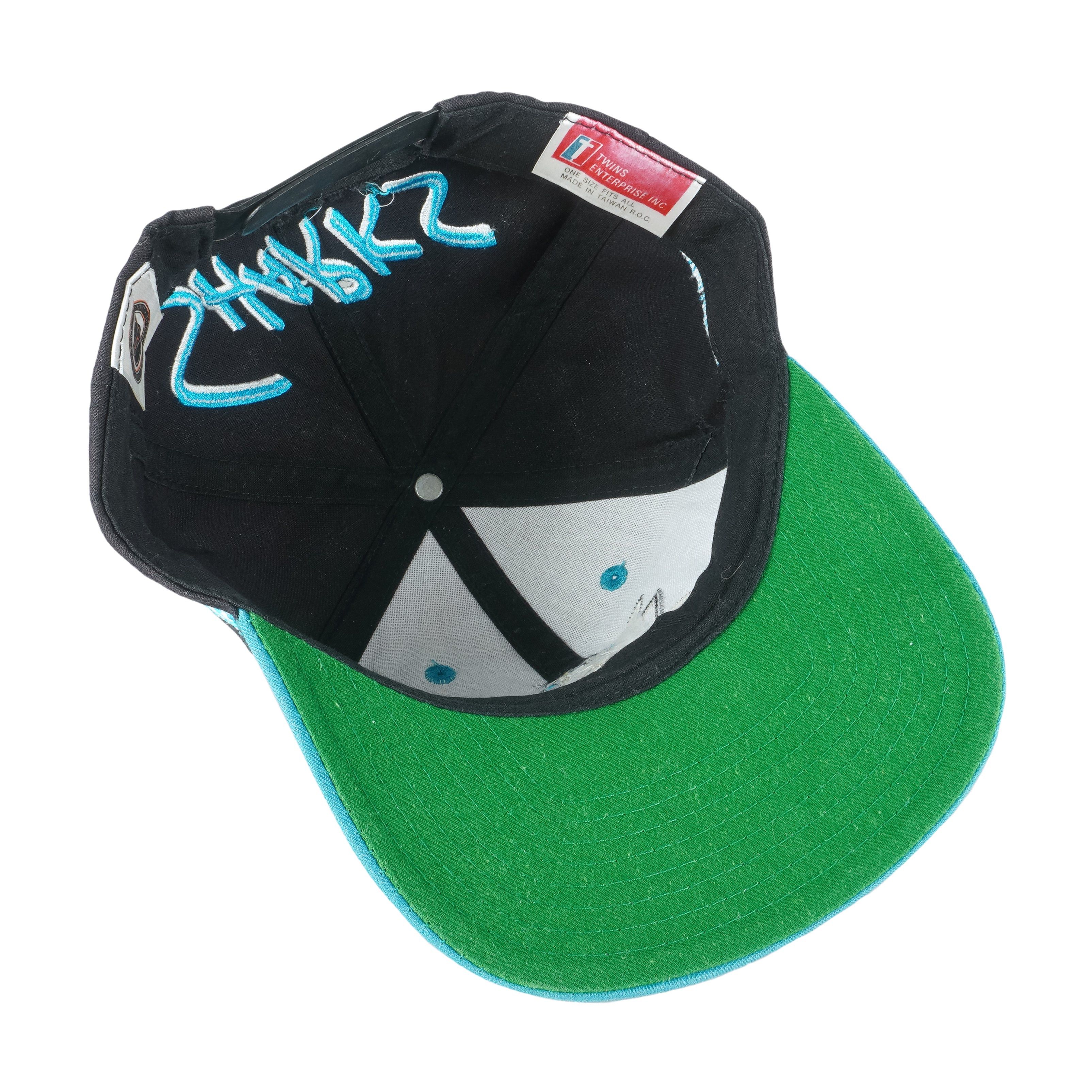 Twins Enterprise Inc. NHL - San Jose Sharks Embroidered Snapback Hat 1990s Size ONE SIZE - 5 Thumbnail