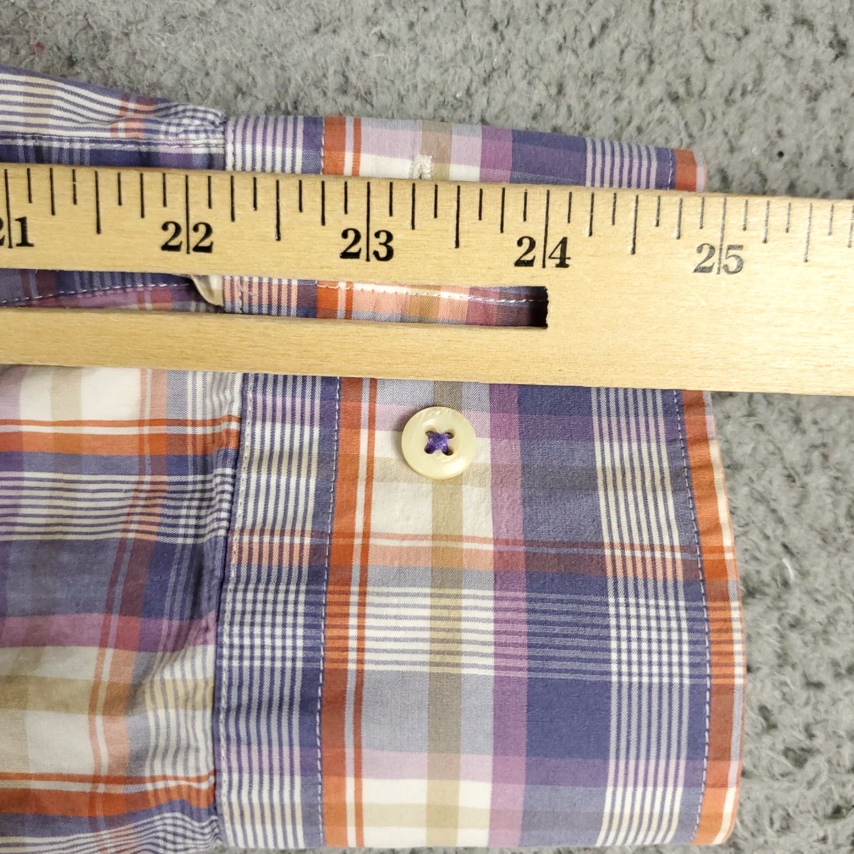 Peter Millar Peter Millar Shirt Mens Size Large Purple Plaid Button Up Long Sleeve Casual Size US L / EU 52-54 / 3 - 7 Thumbnail