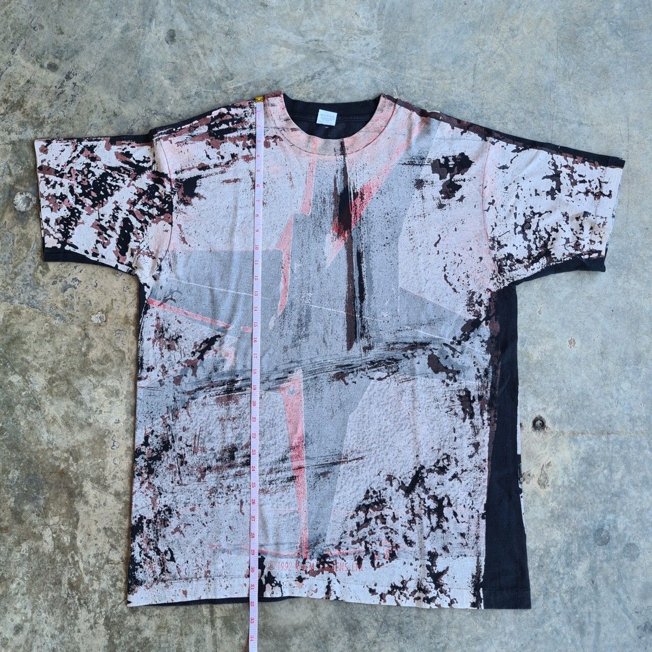 Band Tees × R.E.M. × Vintage *RARE* VINTAGE 90s R.E.M REM T-SHIRT AOP 1992 Size US XL / EU 56 / 4 - 7 Thumbnail
