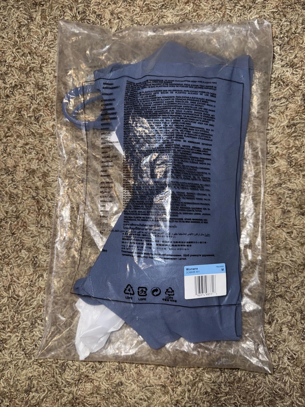 Nike Nike Zenvy Strappy Women's Light- Support Padded Sports Bra Size ONE SIZE - 7 Thumbnail