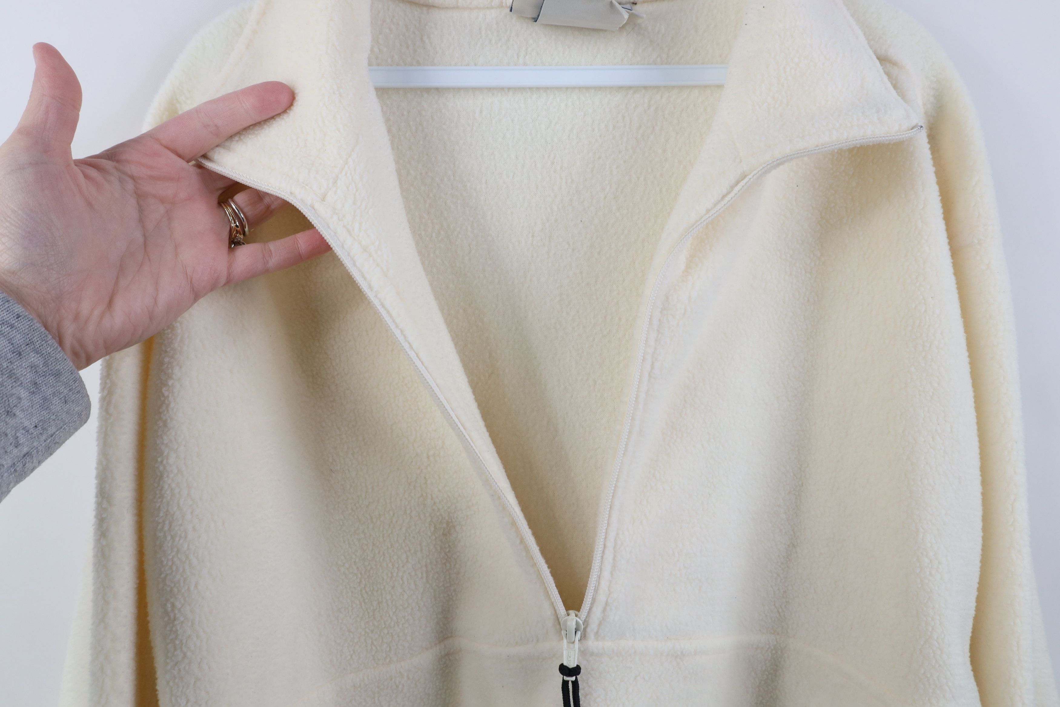 Vintage Vintage 90s Streetwear Half Zip Fleece Pullover Sweater Size US L / EU 52-54 / 3 - 6 Thumbnail