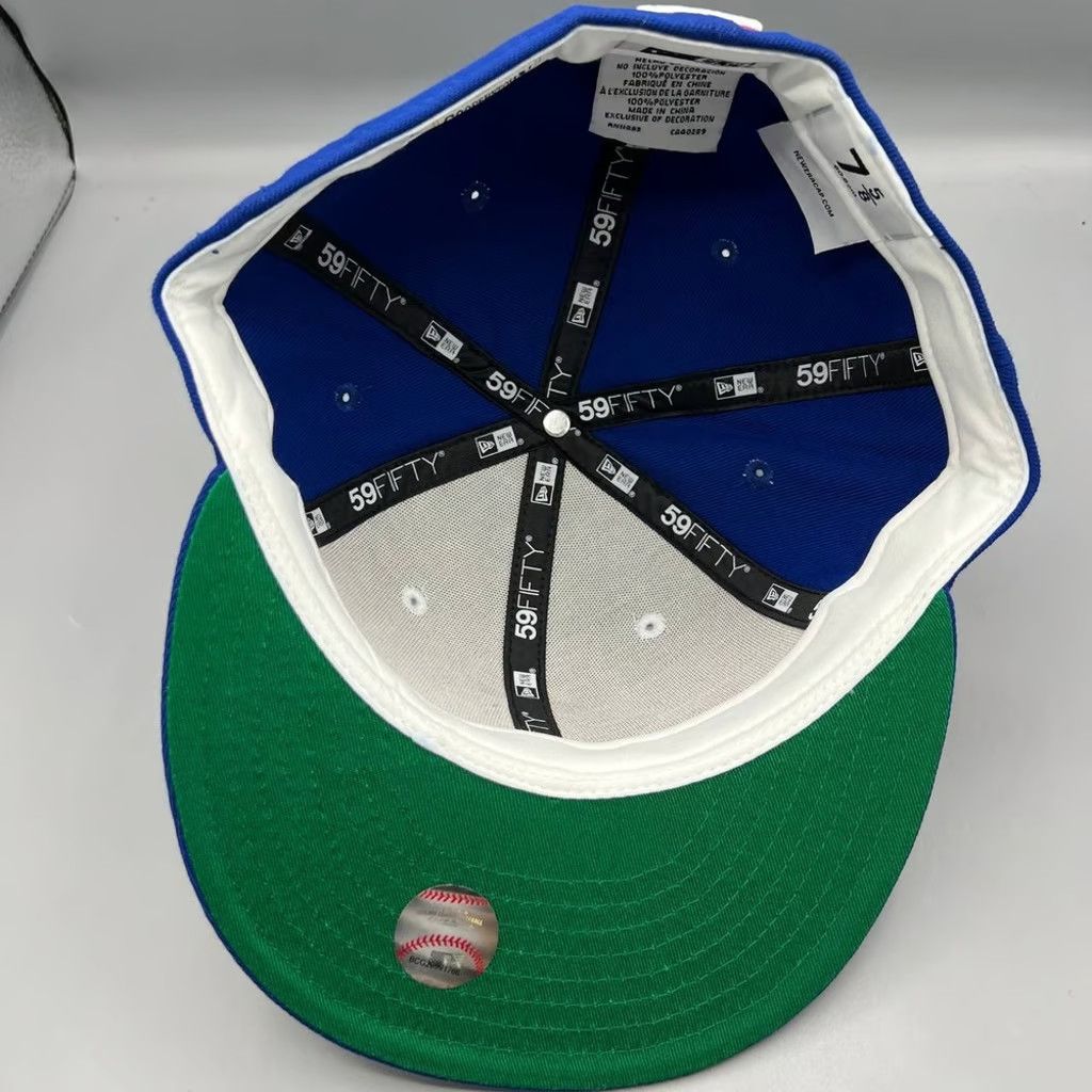 New Era Toronto Blue Jays Hat Men 7 5/8 59Fifty New Era Fitted Cap Size ONE SIZE - 4 Thumbnail