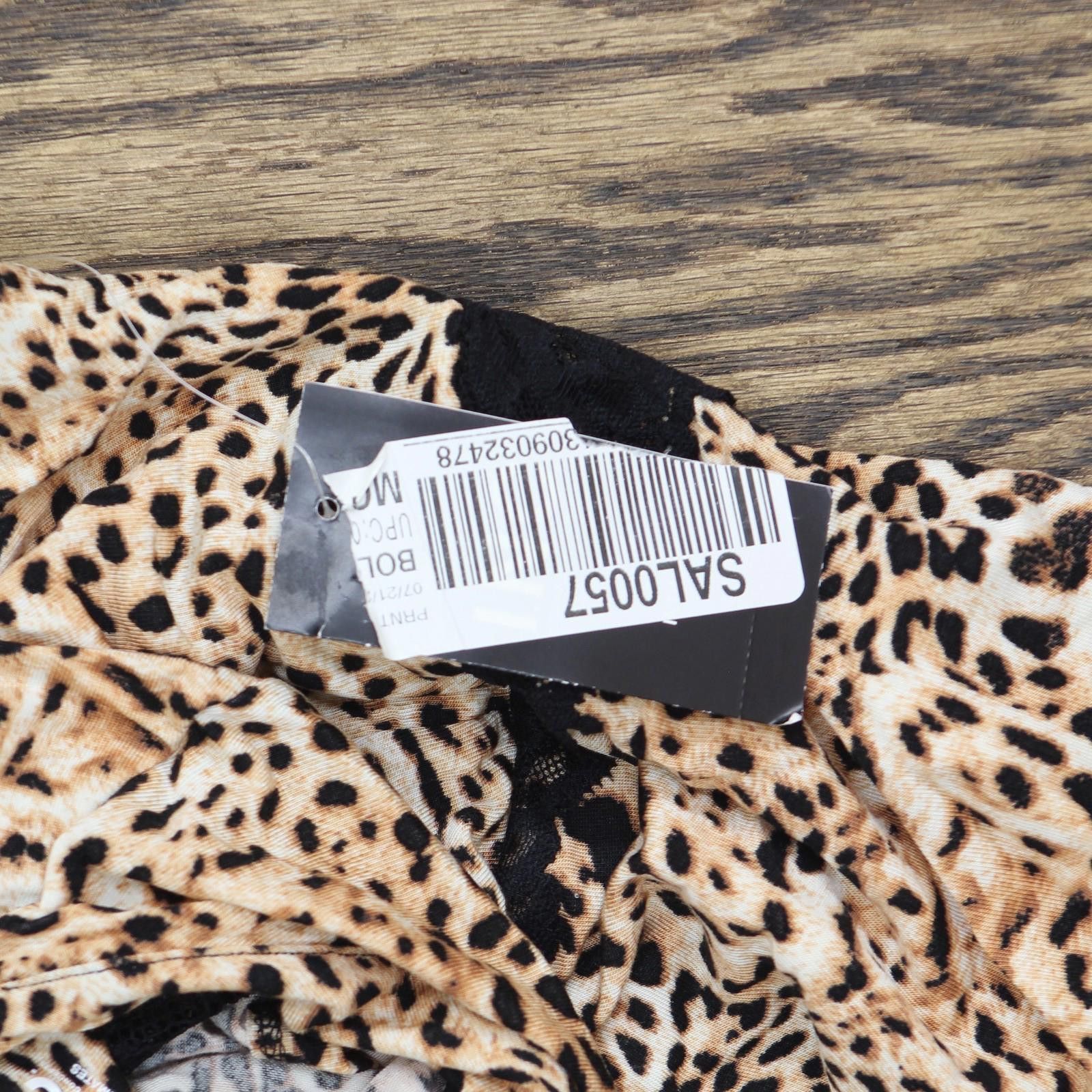 Designer New Inc International Concepts Cami Top Cheetah Brown M Size ONE SIZE - 3 Thumbnail