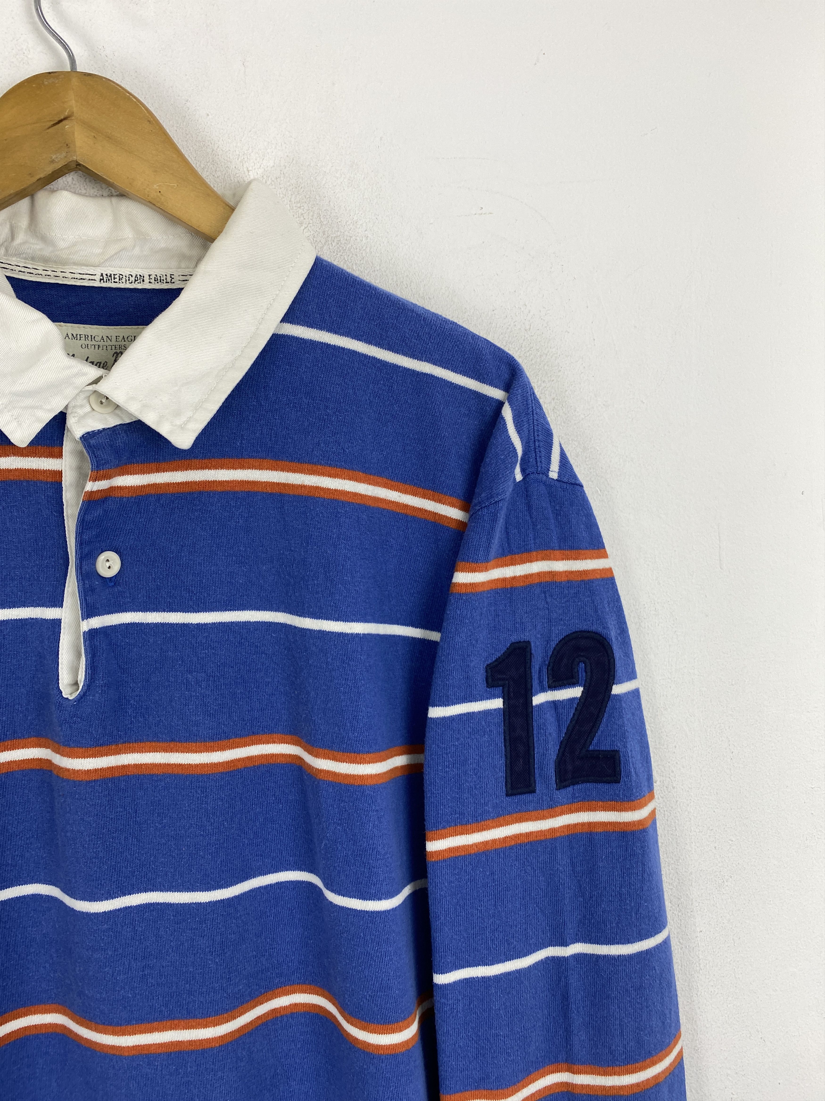 American Eagle Outfitters × Vintage Vintage American Eagle Outfitters Rugby Polo Shirt TA0708 Size US L / EU 52-54 / 3 - 13 Thumbnail