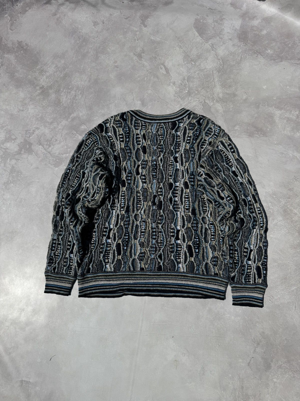 Carlo Colucci Vintage Carlo Colucci Husky Coogi Style Knit Sweater Size US M / EU 48-50 / 2 - 10 Thumbnail
