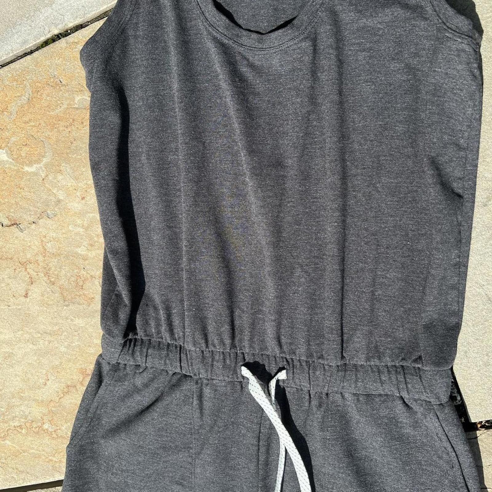Other Dark Heather Grey Sleeveless Romper Size 26" / US 2 / IT 38 - 2 Thumbnail