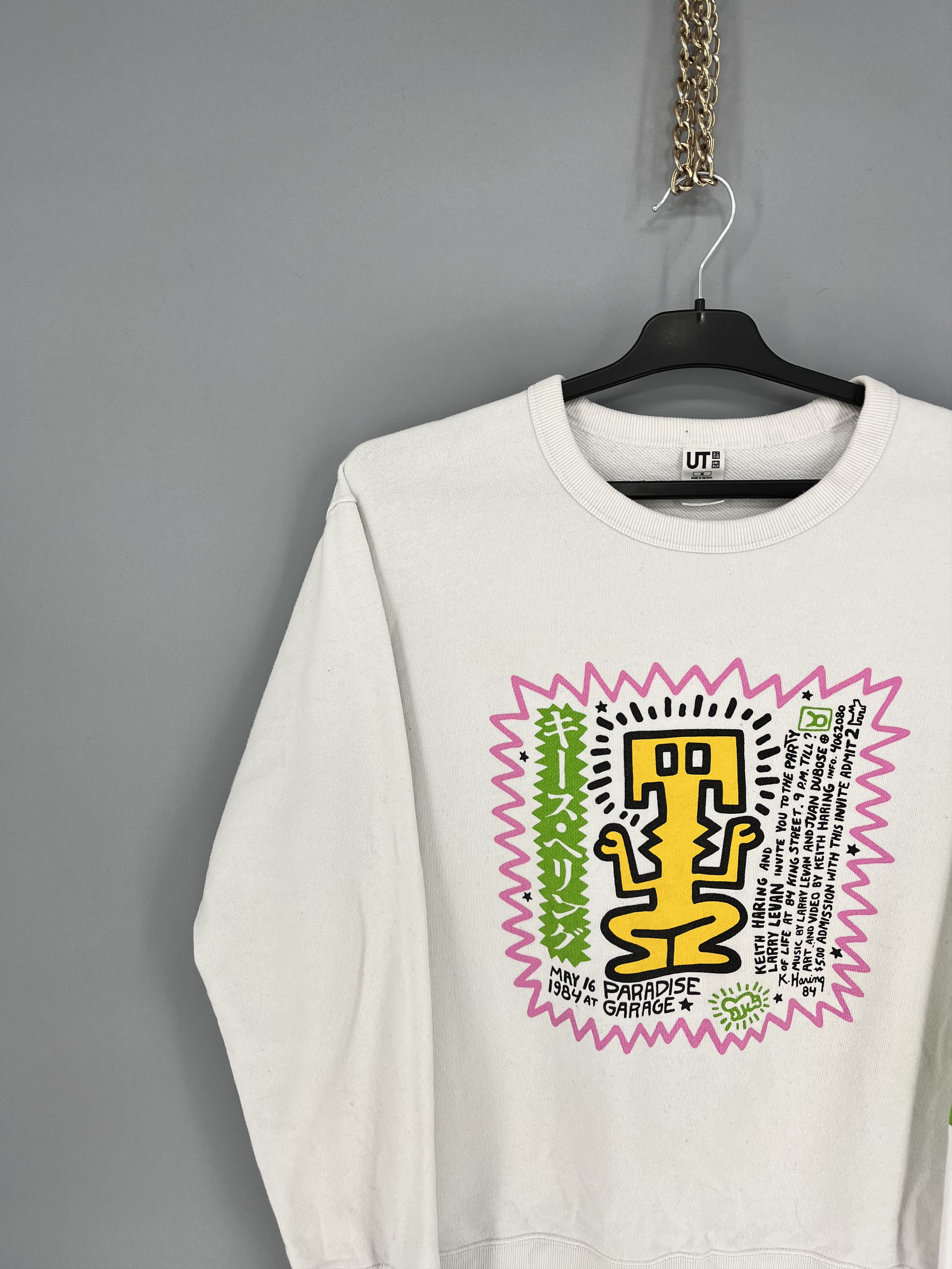 Keith Haring Uniqlo Keith Haring Sweatshirt Crewneck Paradise Garage Size US M / EU 48-50 / 2 - 4 Thumbnail