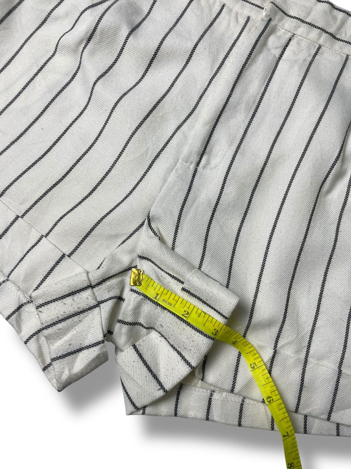 Japanese Brand × Vintage SORRIDERE WOMENS STRIPED SHORTS (87) Size 30" / US 8 / IT 44 - 5 Thumbnail