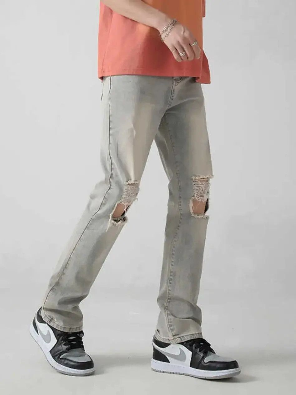 Japanese Brand Hip hop washed distressed jeans Size US 30 / EU 46 - 4 Thumbnail