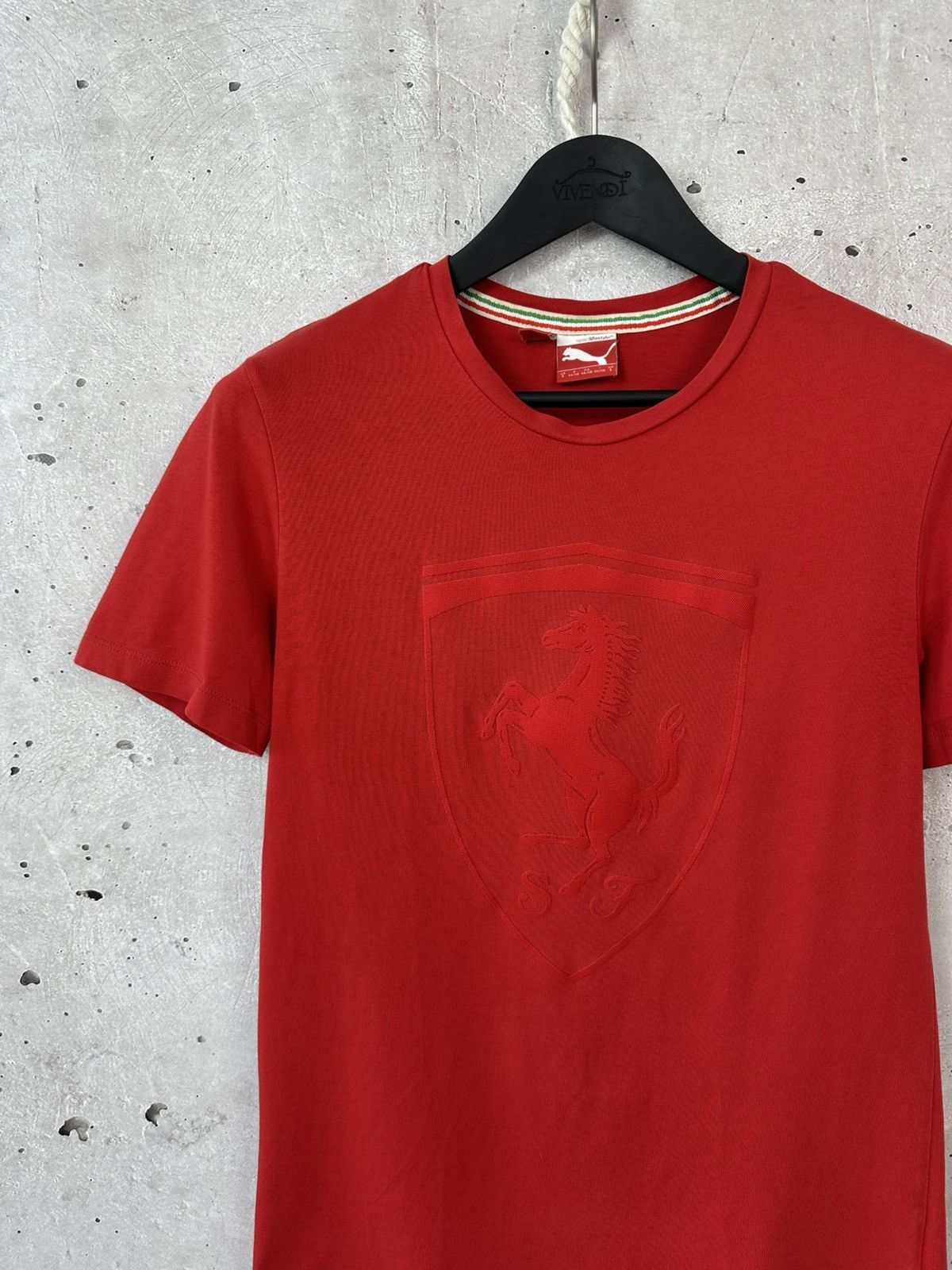 Ferrari × Puma Puma Ferrari Red Short Sleeve Cotton T-shirt Size US S / EU 44-46 / 1 - 2 Thumbnail