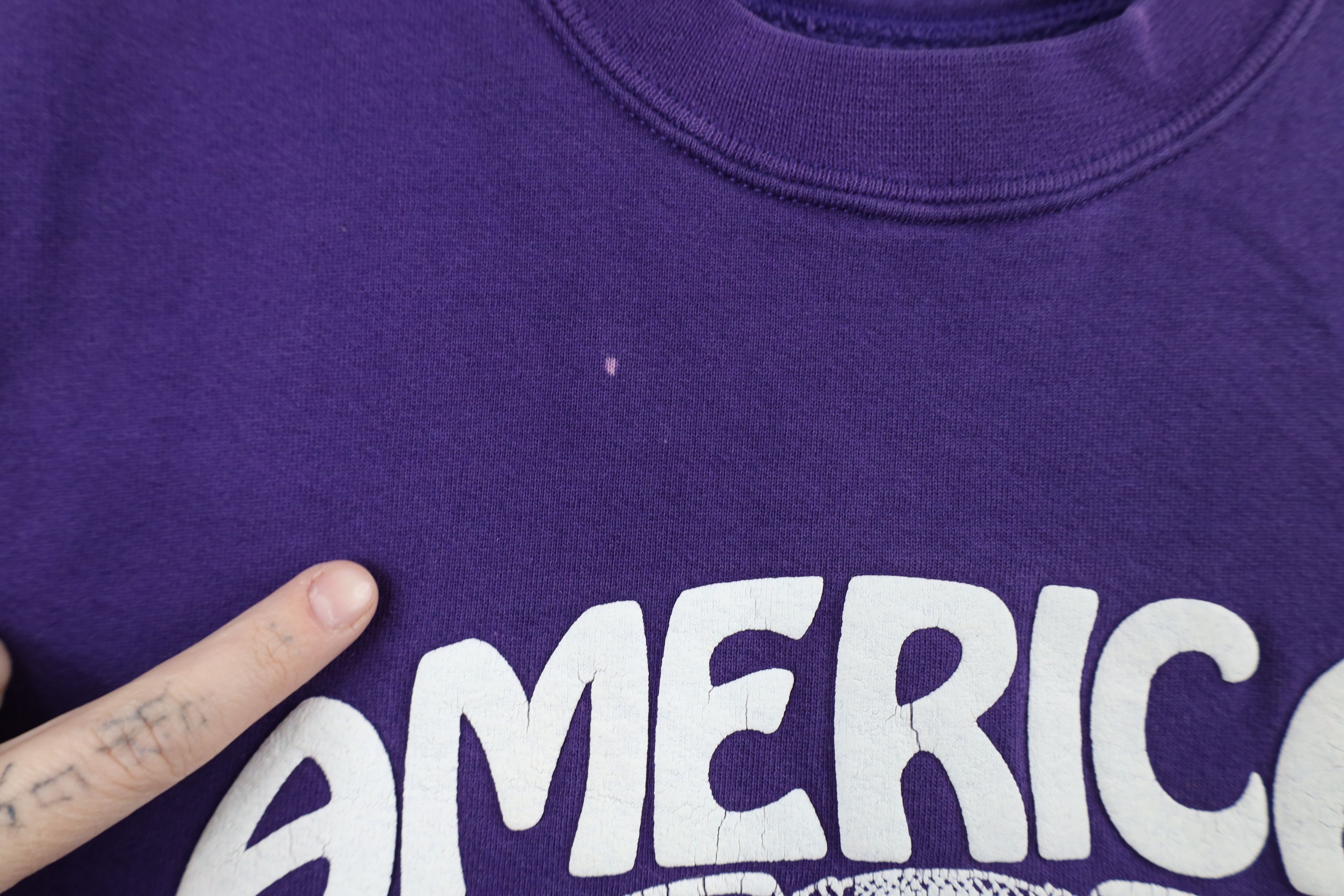 Lands' End × Vintage Vintage 90s Lands End Motorcycle Sweatshirt Purple USA Size US M / EU 48-50 / 2 - 5 Thumbnail