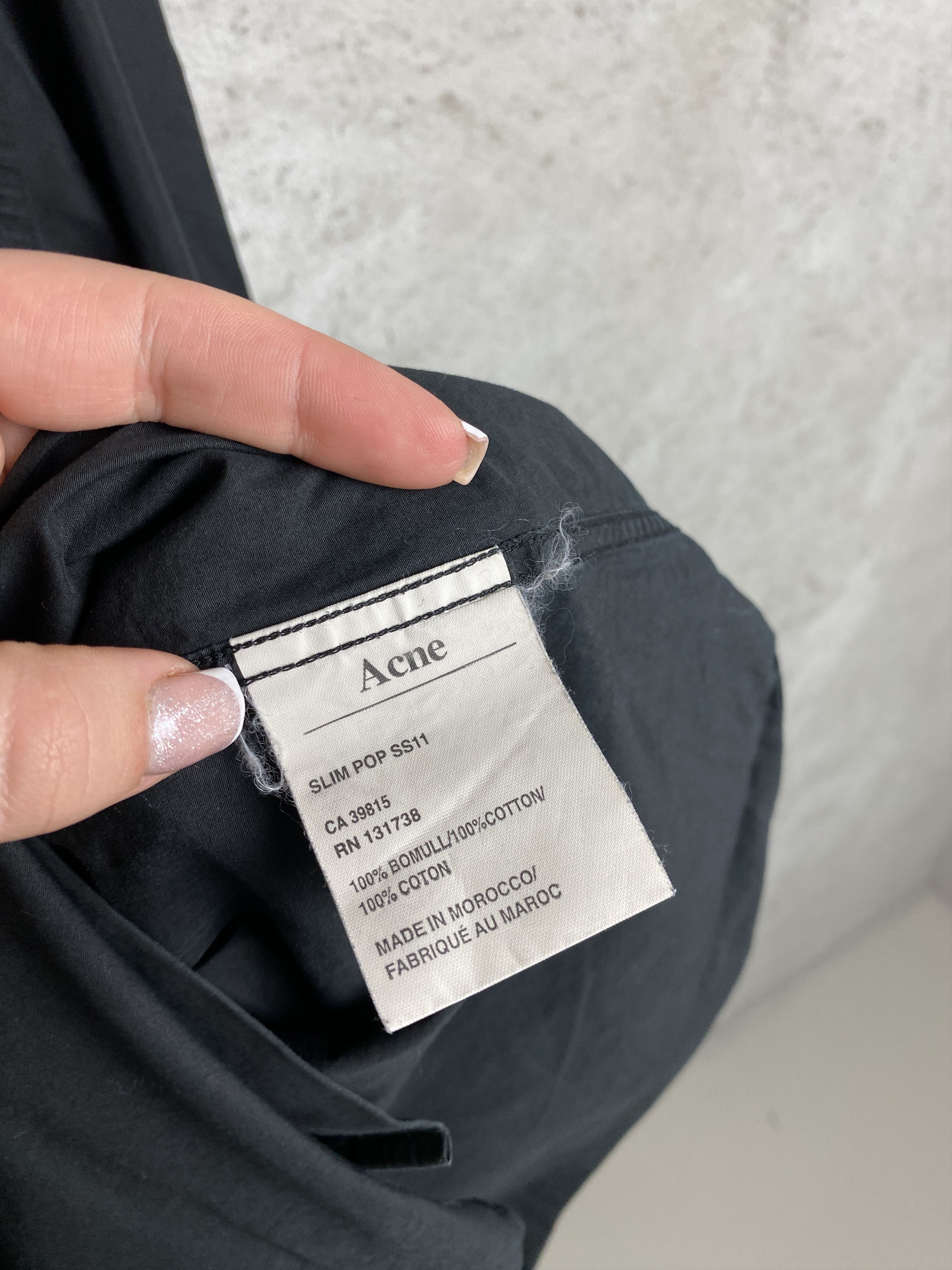 Acne Studios Acne Slim Pop SS11 vintage casual cotton shirt button ups Size US M / EU 48-50 / 2 - 5 Thumbnail