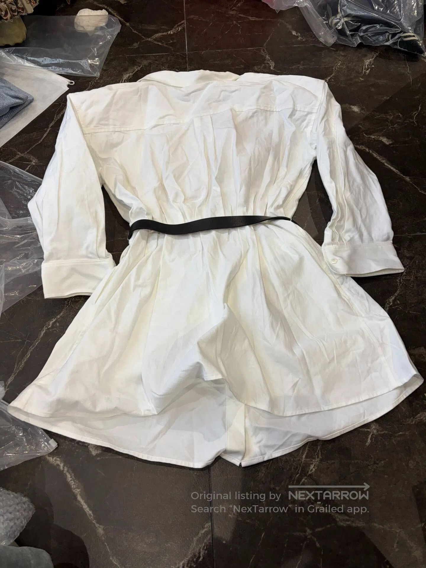 Alexander Wang Alexander Wang White Shirt Dress. Size M / US 6-8 / IT 42-44 - 6 Thumbnail
