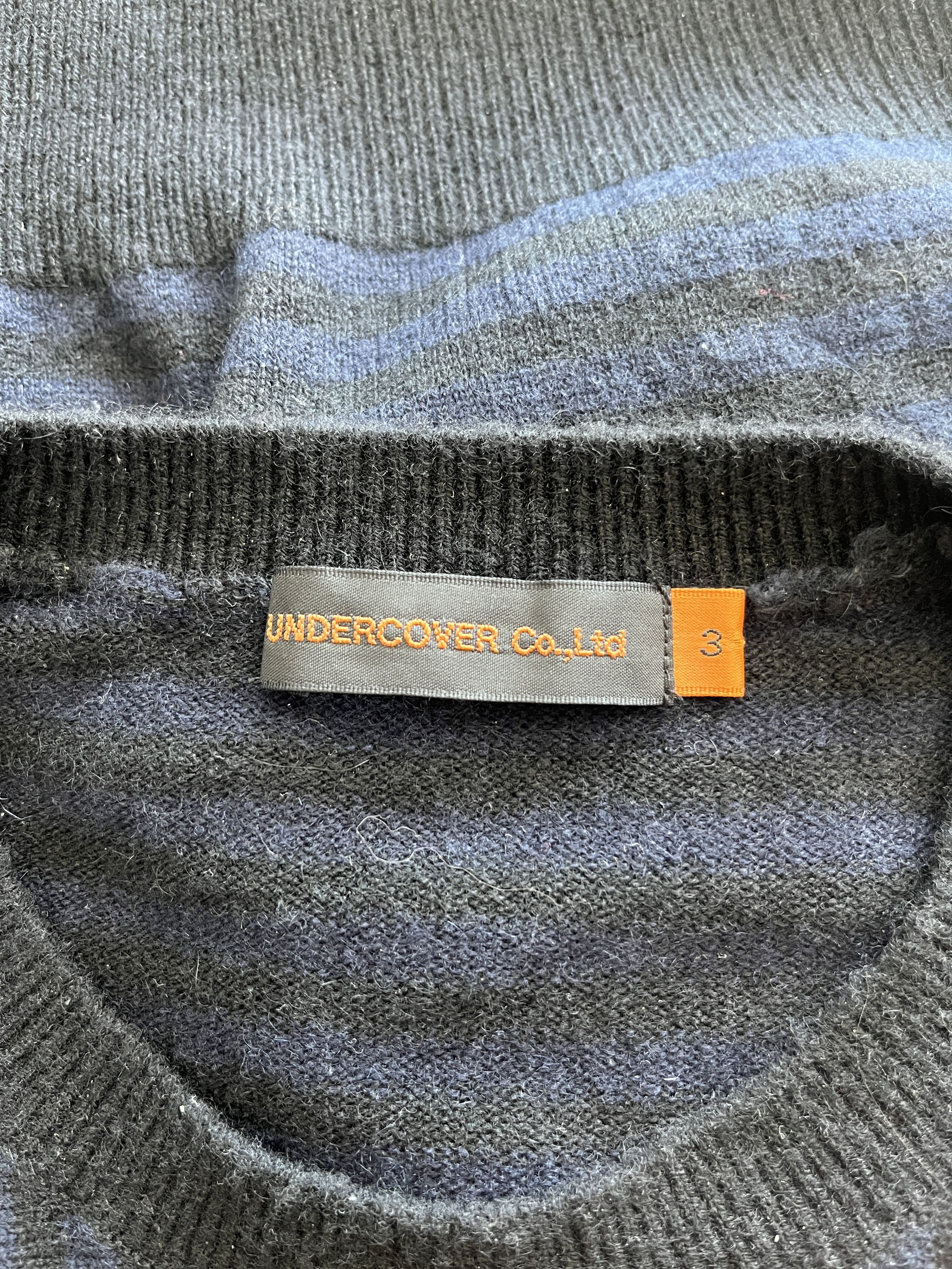 Undercover Undercover striped cashmere crew neck sweater sz 3 Size US M / EU 48-50 / 2 - 8 Thumbnail