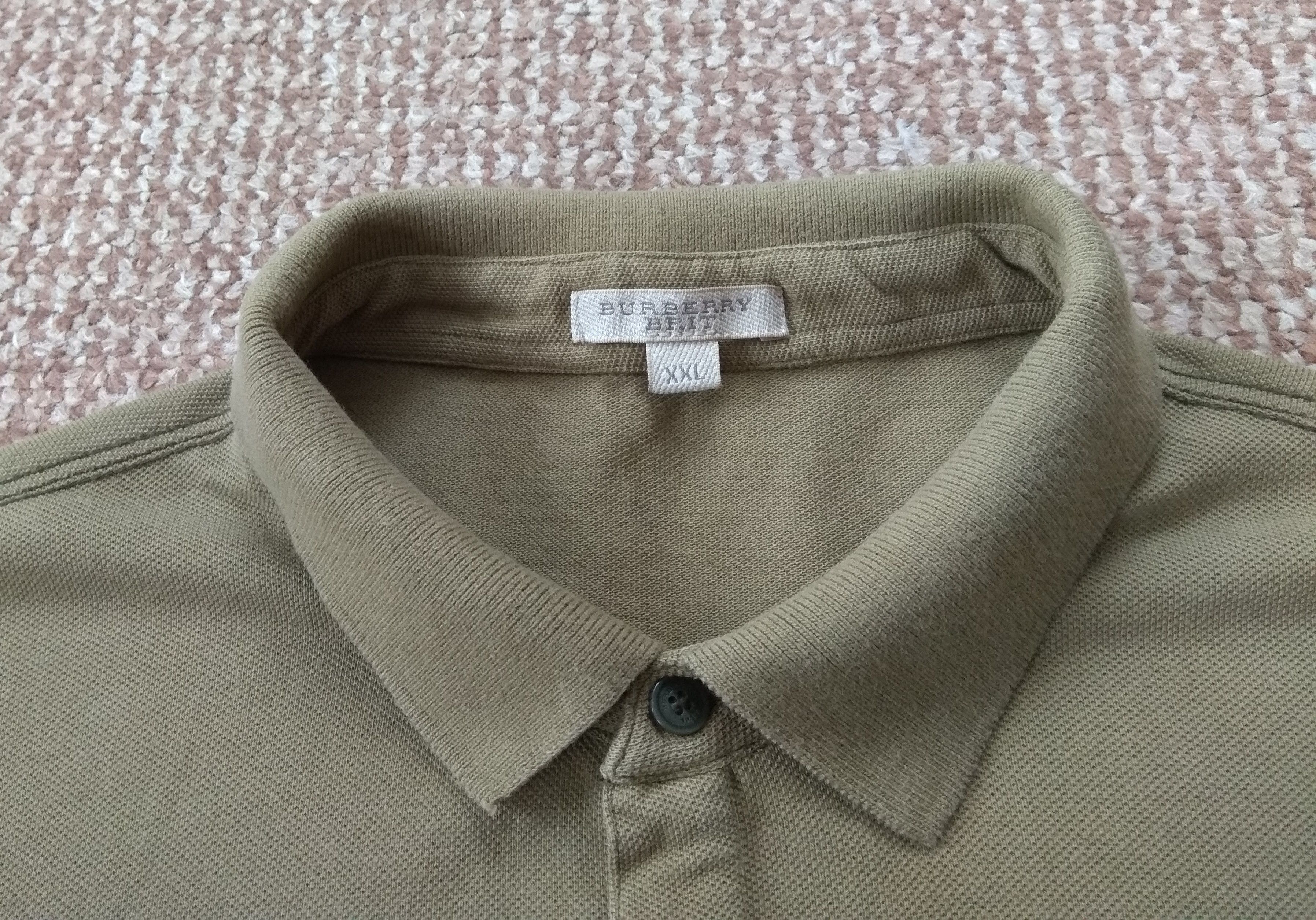 Burberry Burberry Brit Long Sleeve Polo Shirt Size US XXL / EU 58 / 5 - 5 Thumbnail
