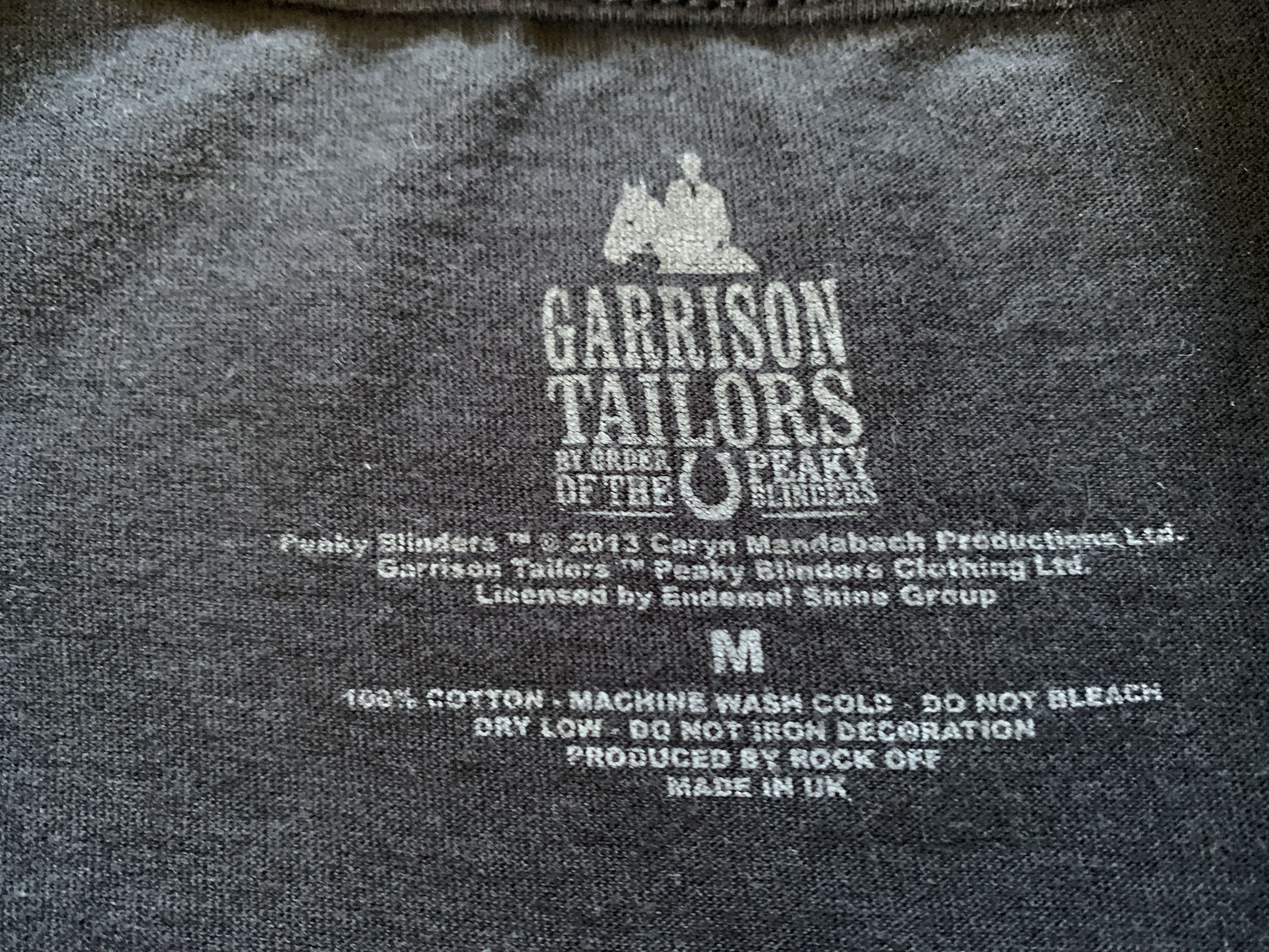 Vintage Vintage Peaky Blinders 2013 Black Printed T Shirt Size US M / EU 48-50 / 2 - 8 Thumbnail
