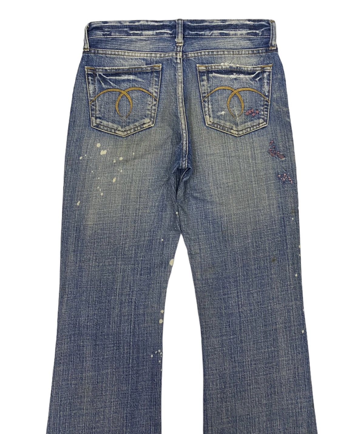 Hysteric Glamour FLARE JEANS DISTRESS JAPANESE DENIM BOOTCUT JEANS Size US 28 / EU 44 - 6 Thumbnail