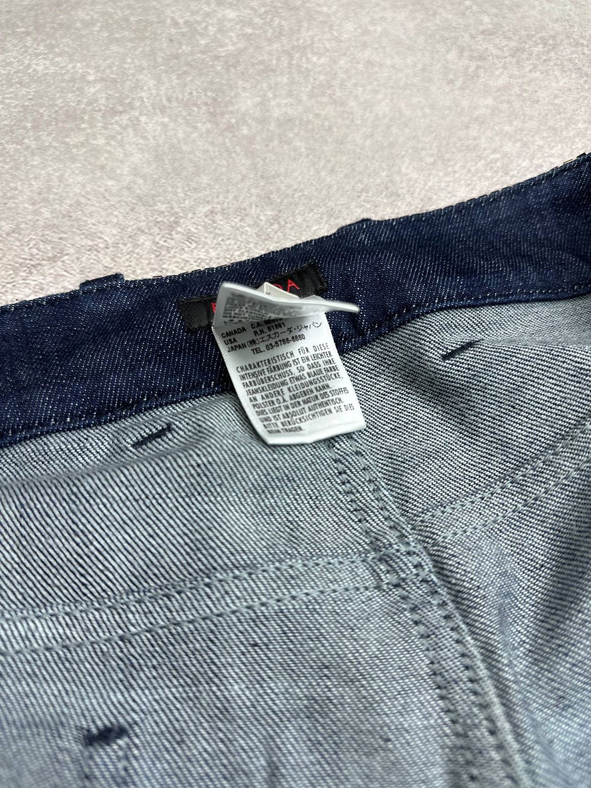 Escada Vintage Escada Golden Belt Grunge Avantgarde Pants Denim Size US 32 / EU 48 - 11 Thumbnail