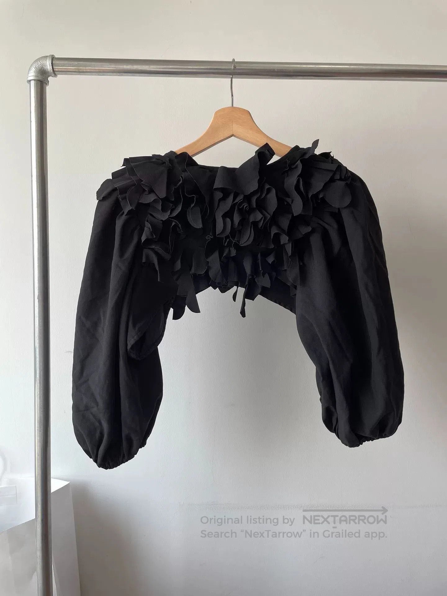 Rei Kawakubo Comme des Garçons Floral Short Jacket. Size S / US 4 / IT 40 - 2 Thumbnail