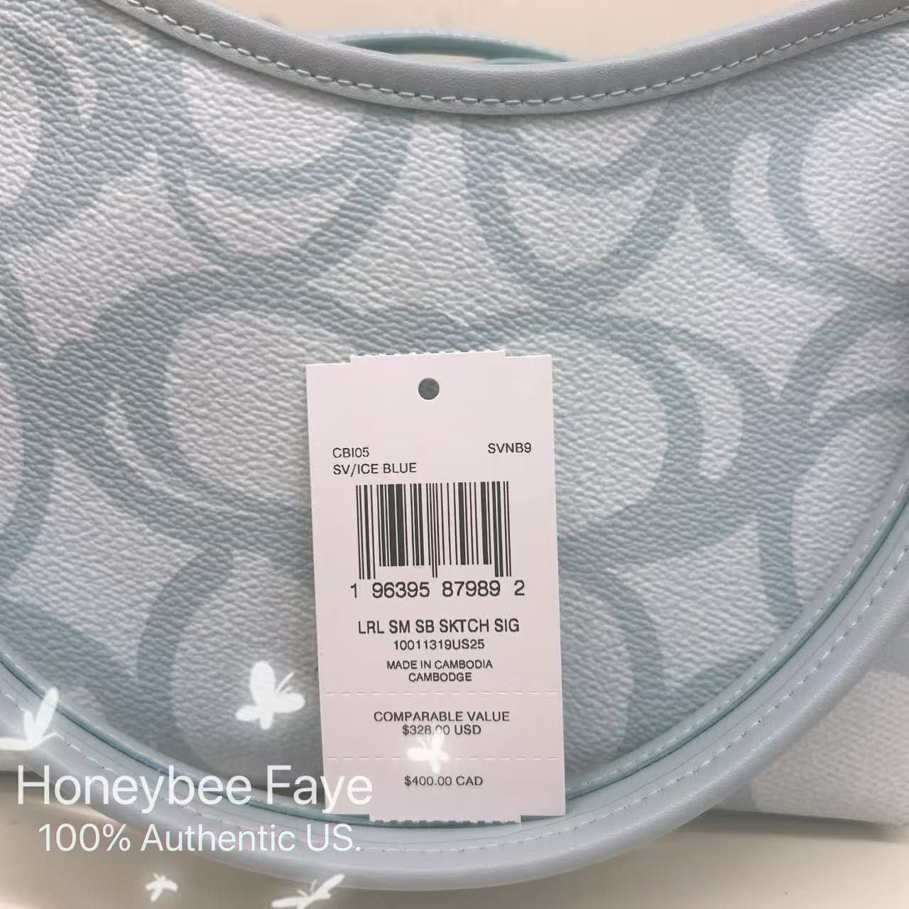 Coach Laurel Small Shoulder Bag In Sketch Signature Canvas CBI05 Size ONE SIZE - 5 Thumbnail