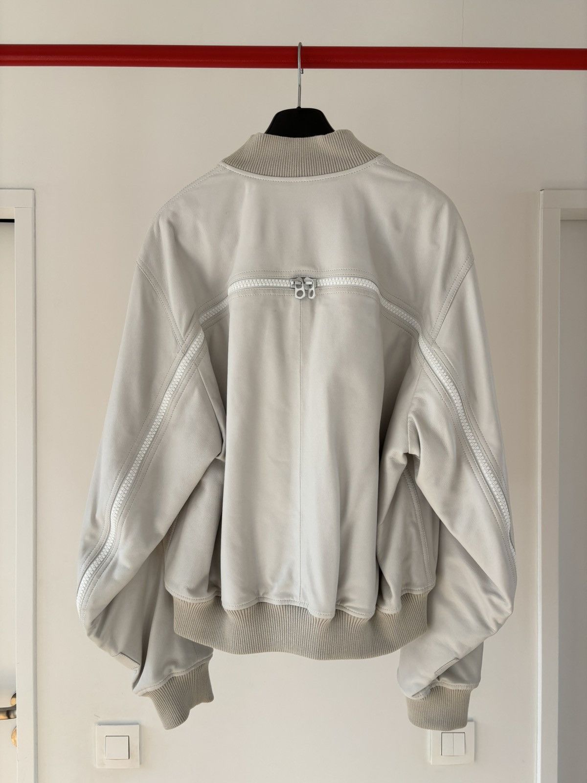 Dries Van Noten Dries Van Noten - backzip leather bomber jacket - asap rocky Size US L / EU 52-54 / 3 - 9 Thumbnail
