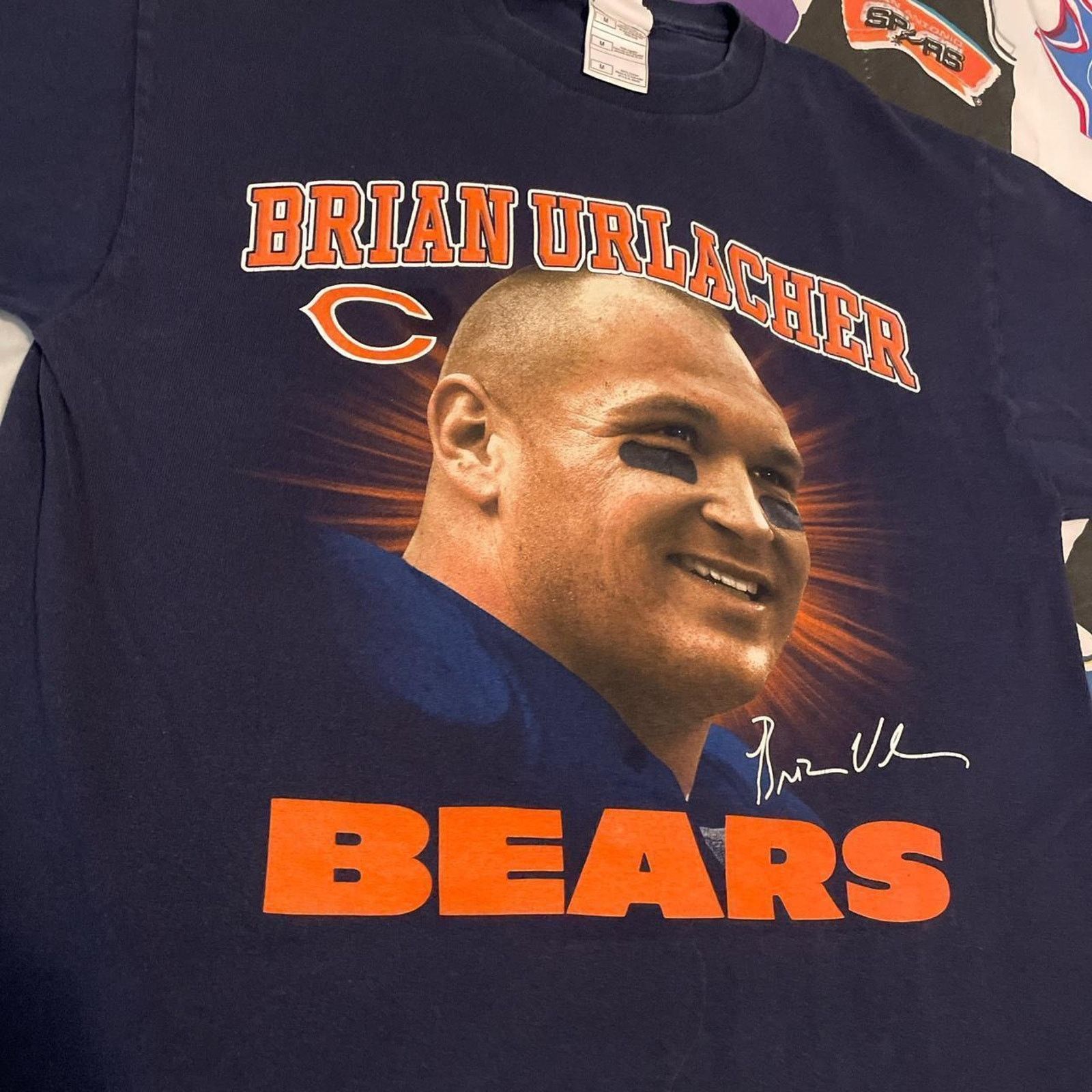 NFL × Vintage Vintage Y2K NFL Brian Urlacher Chicago Bears Super Bowl Tee Size US M / EU 48-50 / 2 - 2 Thumbnail