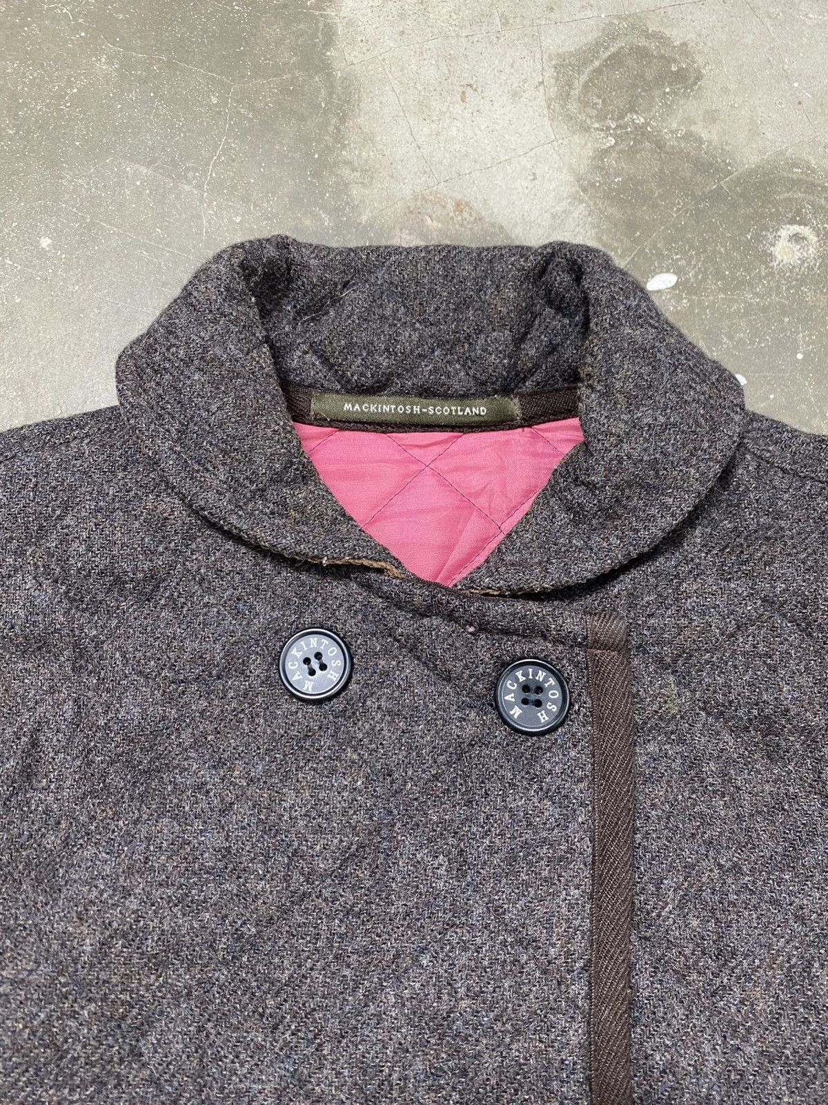 Mackintosh Rare Mackintosh Scotland Quilted Wool Jacket Size XXS / US 00 / IT 34 - 10 Thumbnail