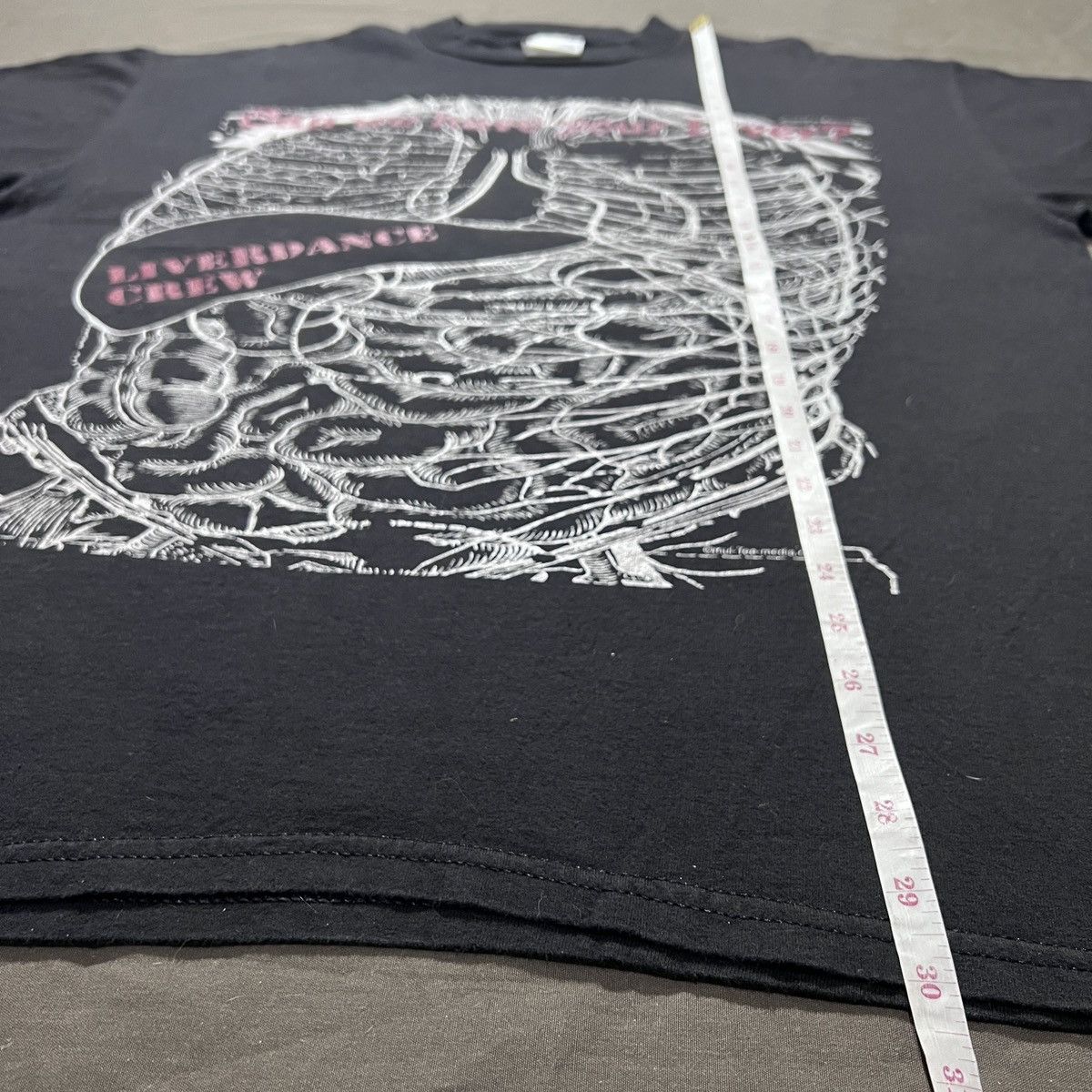 Arts & Science Vintage 90 LIVERDANCE CREW Skeleton Anatomy Graphic Tee XL Size US XL / EU 56 / 4 - 13 Thumbnail