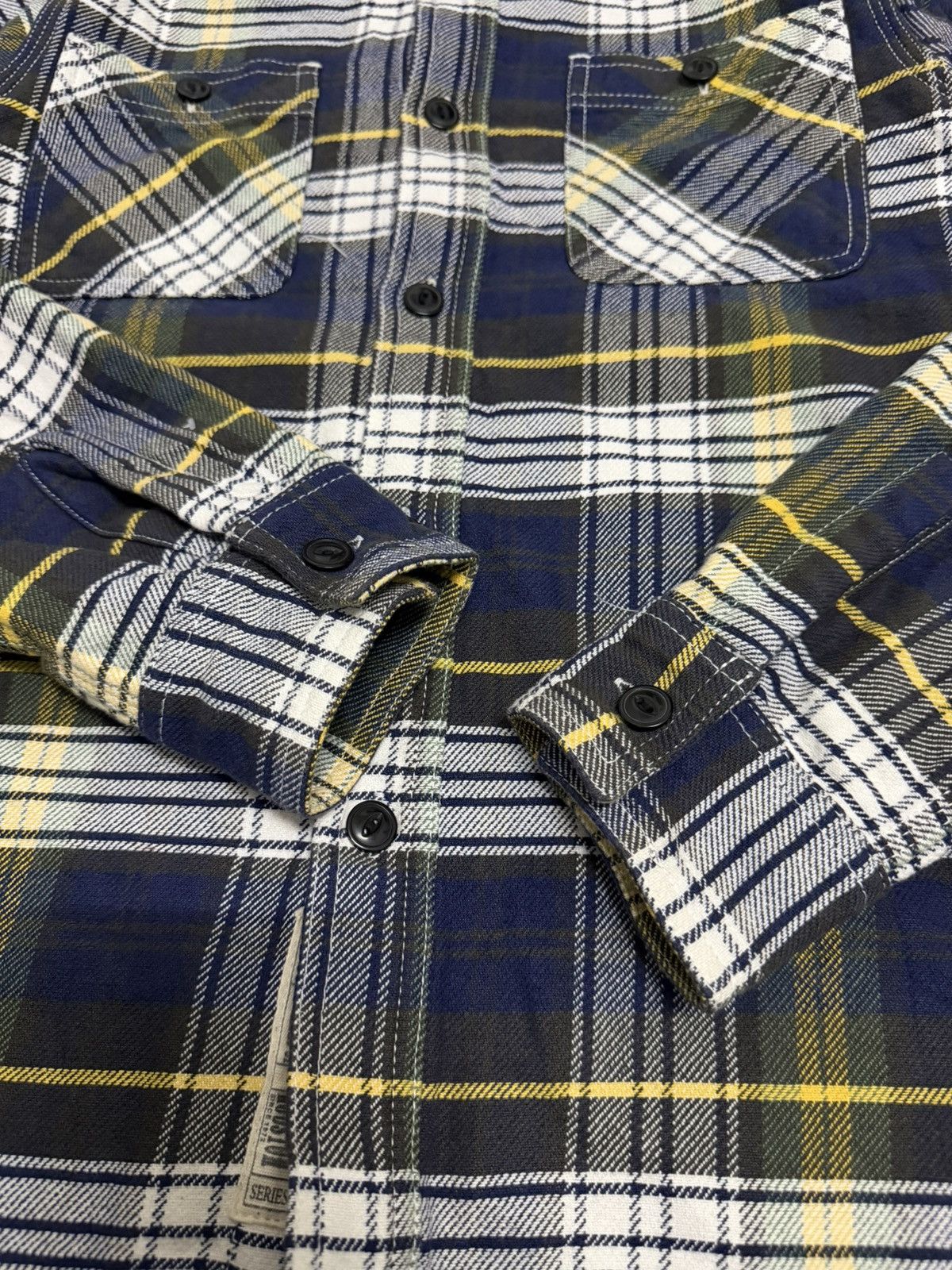 Japanese Brand Vintage Houston Union Made Flannel Shirt Size US M / EU 48-50 / 2 - 6 Thumbnail