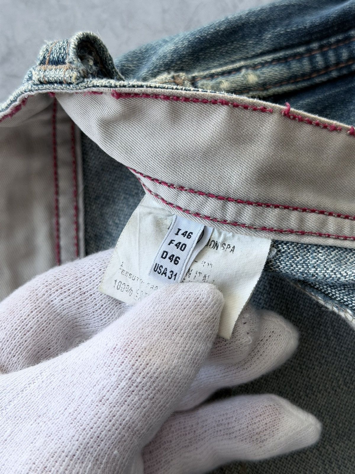 Marithe + Francois Girbaud Archive 00s Marithe + Francois Girbaud Washed Denim Jeans Size US 31 - 14 Thumbnail