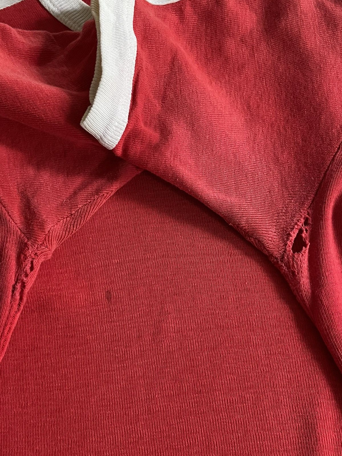 Adidas Vintage 80’s Adidas T-Shirt Red Made In Israel Size US XS / EU 42 / 0 - 10 Thumbnail