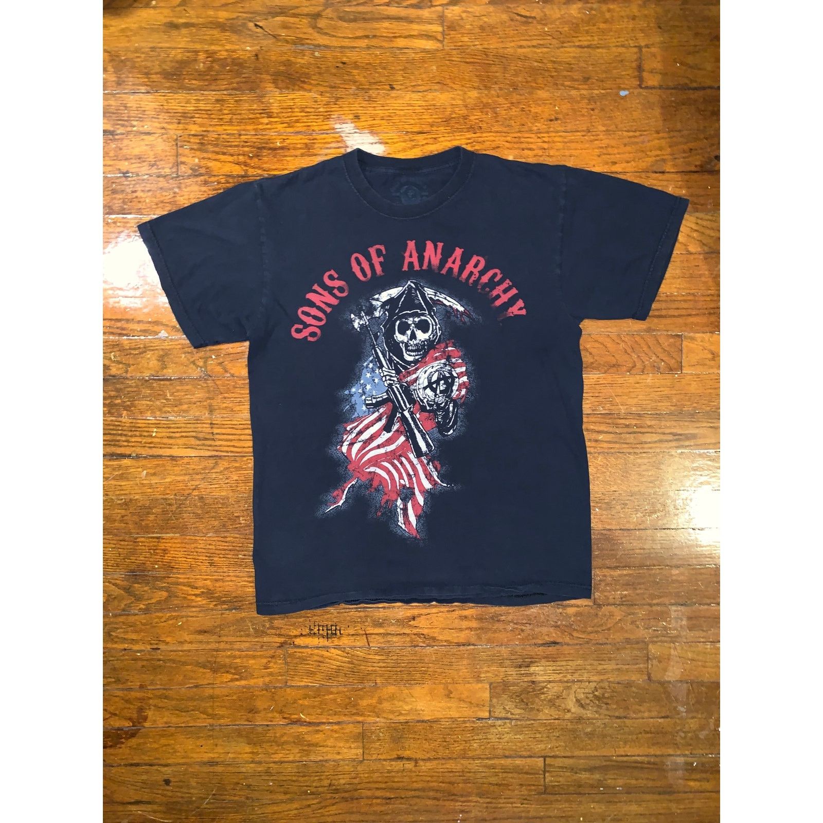 Other Sons of Anarchy T Shirt Black Reaper Biker Graphic FX Size M Size US M / EU 48-50 / 2 - 1 Thumbnail