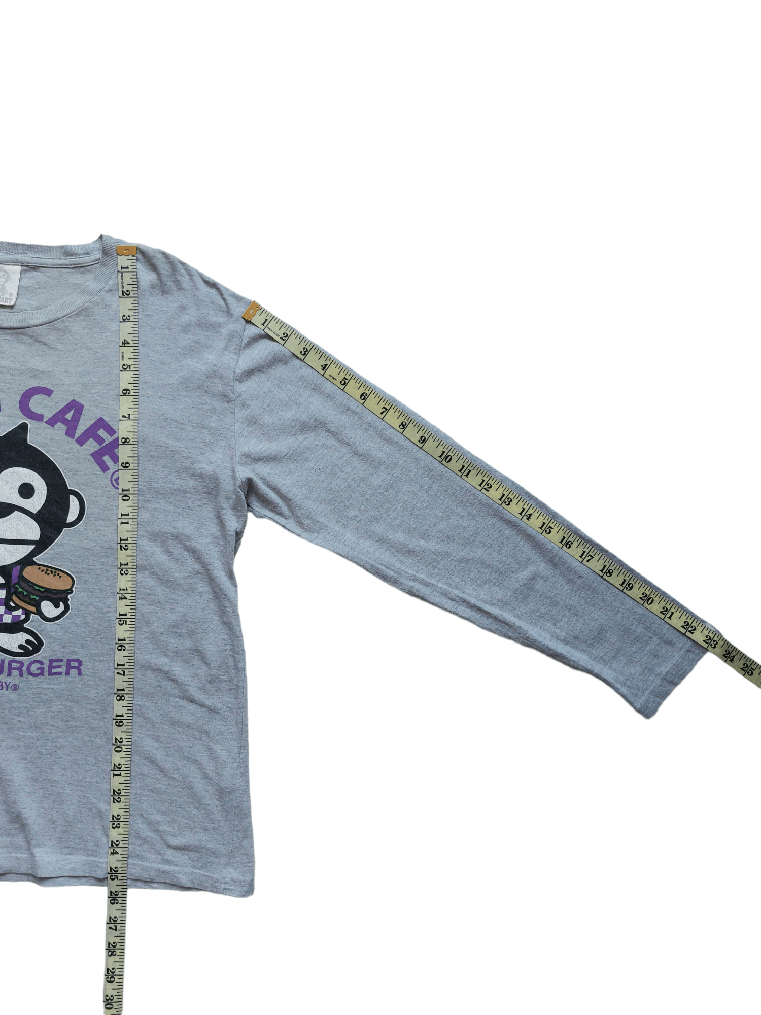 Vintage Uittg Baby Big Logo Inspired by A Bathing Ape Size US L / EU 52-54 / 3 - 16 Thumbnail