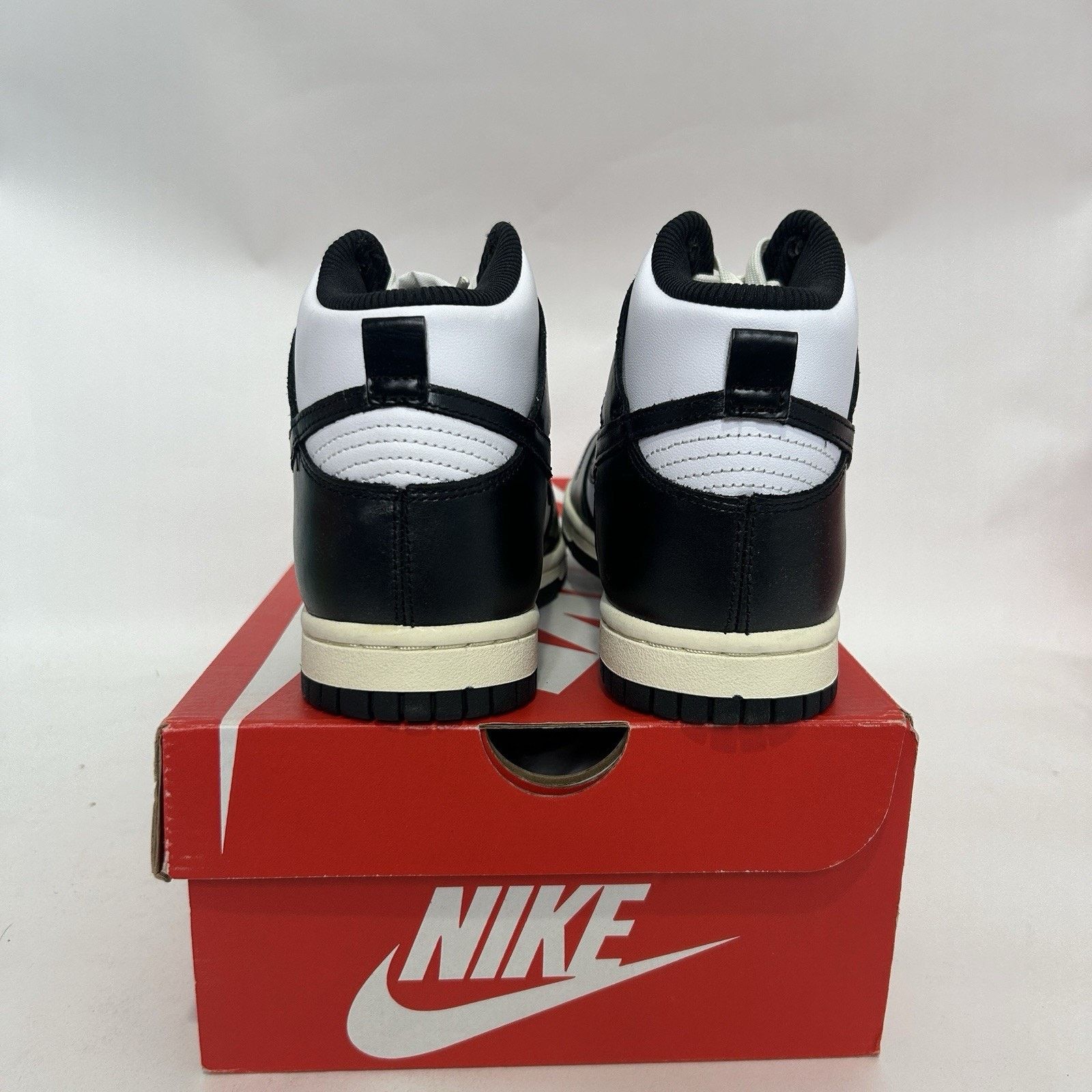 Nike Nike Dunk High PRM WMNS “Vintage Panda” DQ8581-100 Size US 6 / IT 36 - 4 Thumbnail