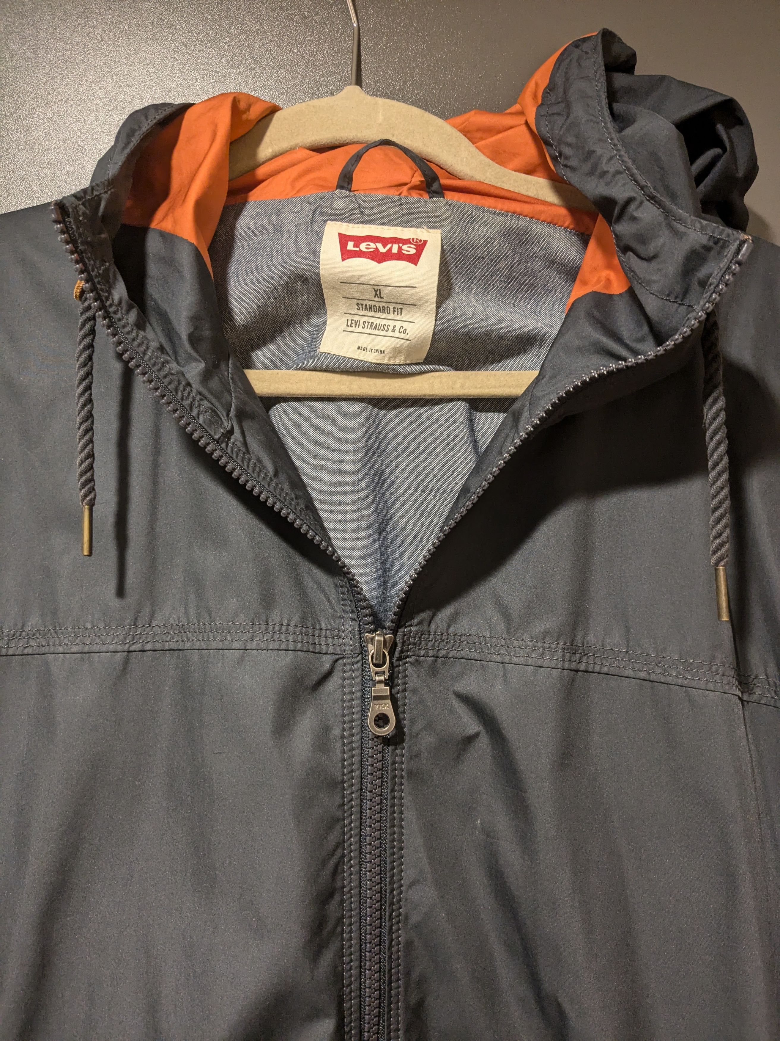 Levi's Nylon Hooded Windbreaker Size US L / EU 52-54 / 3 - 2 Thumbnail