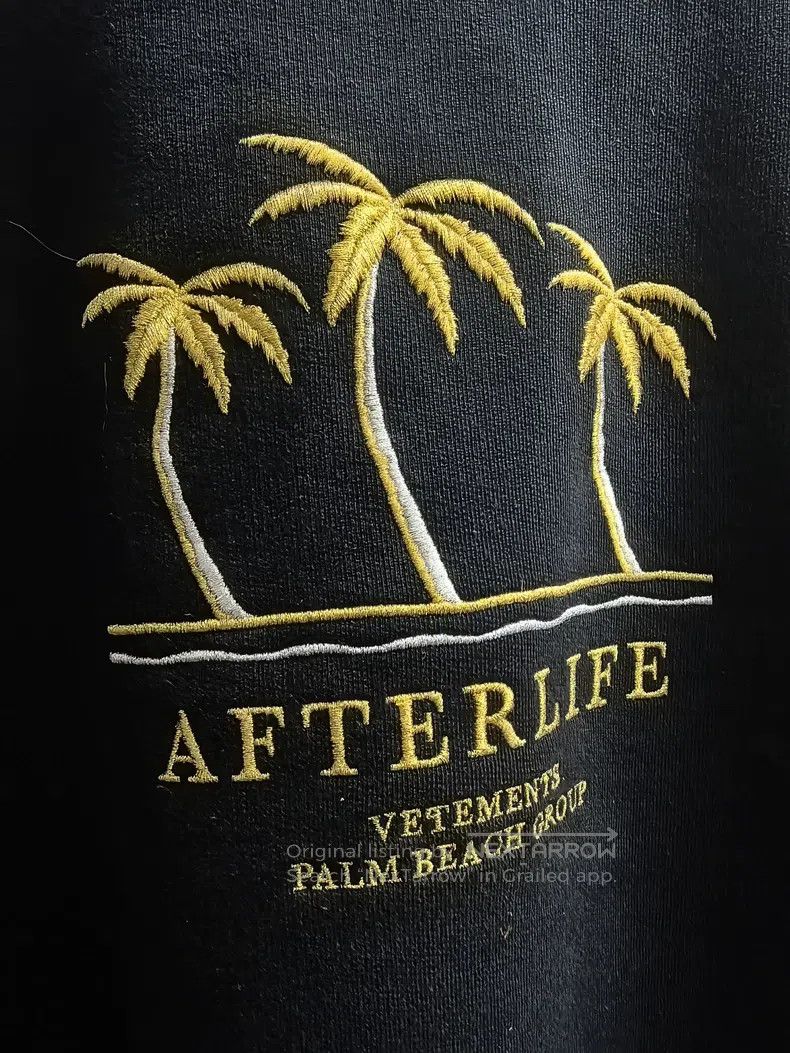 Vetements VETEMENTS Palm Tree Embroidered Sweatshirt Size US M / EU 48-50 / 2 - 2 Thumbnail