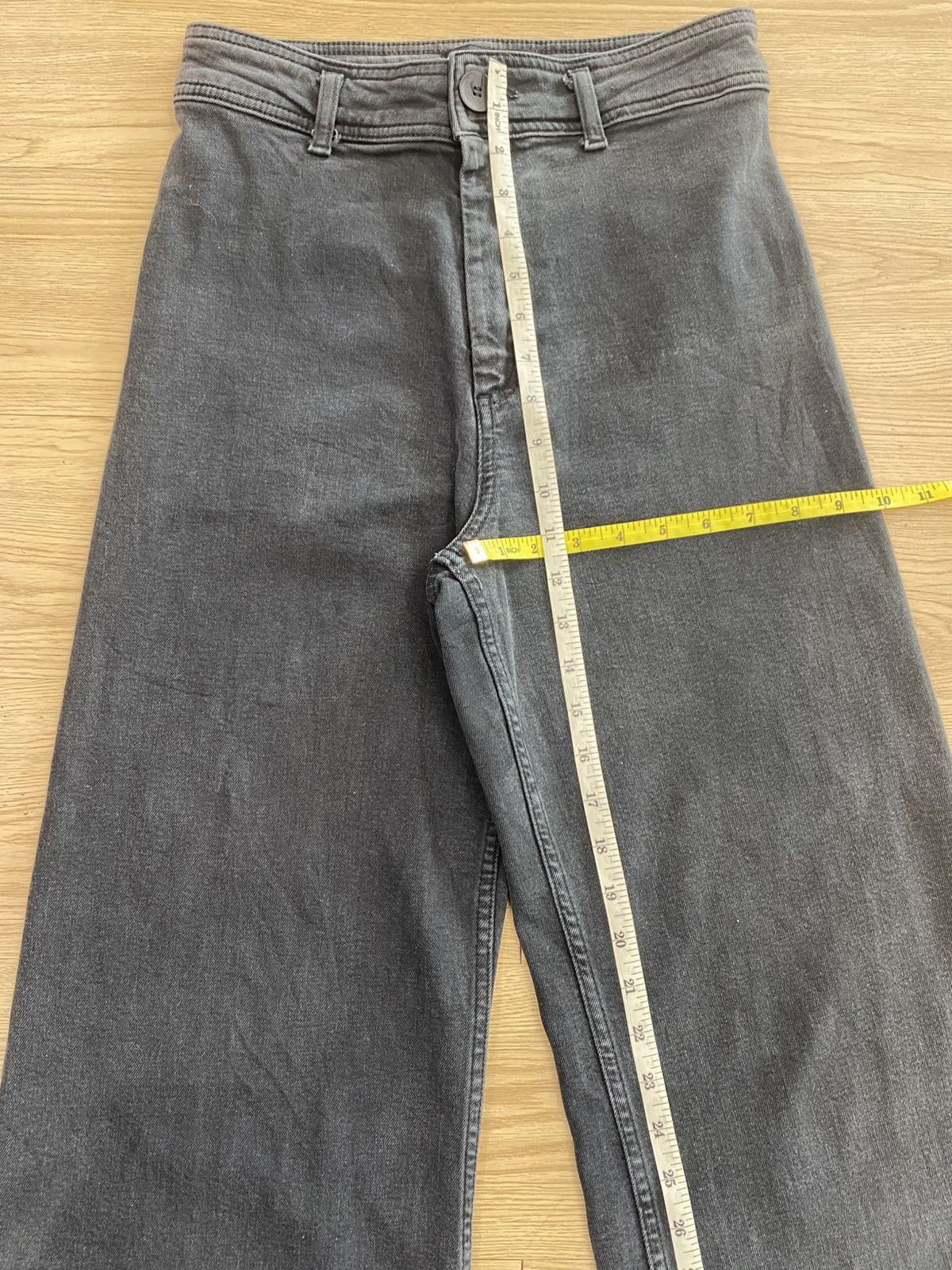 Zara ZARA Baggy Style Hairy Leg Denim Size US 26 / EU 42 - 10 Thumbnail