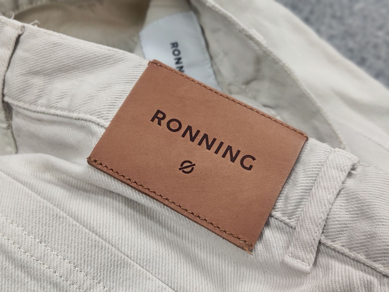 Ronning Ronning Portugal Design Casual beige Denim Jeans Loose Fit Size US 30 / EU 46 - 10 Thumbnail