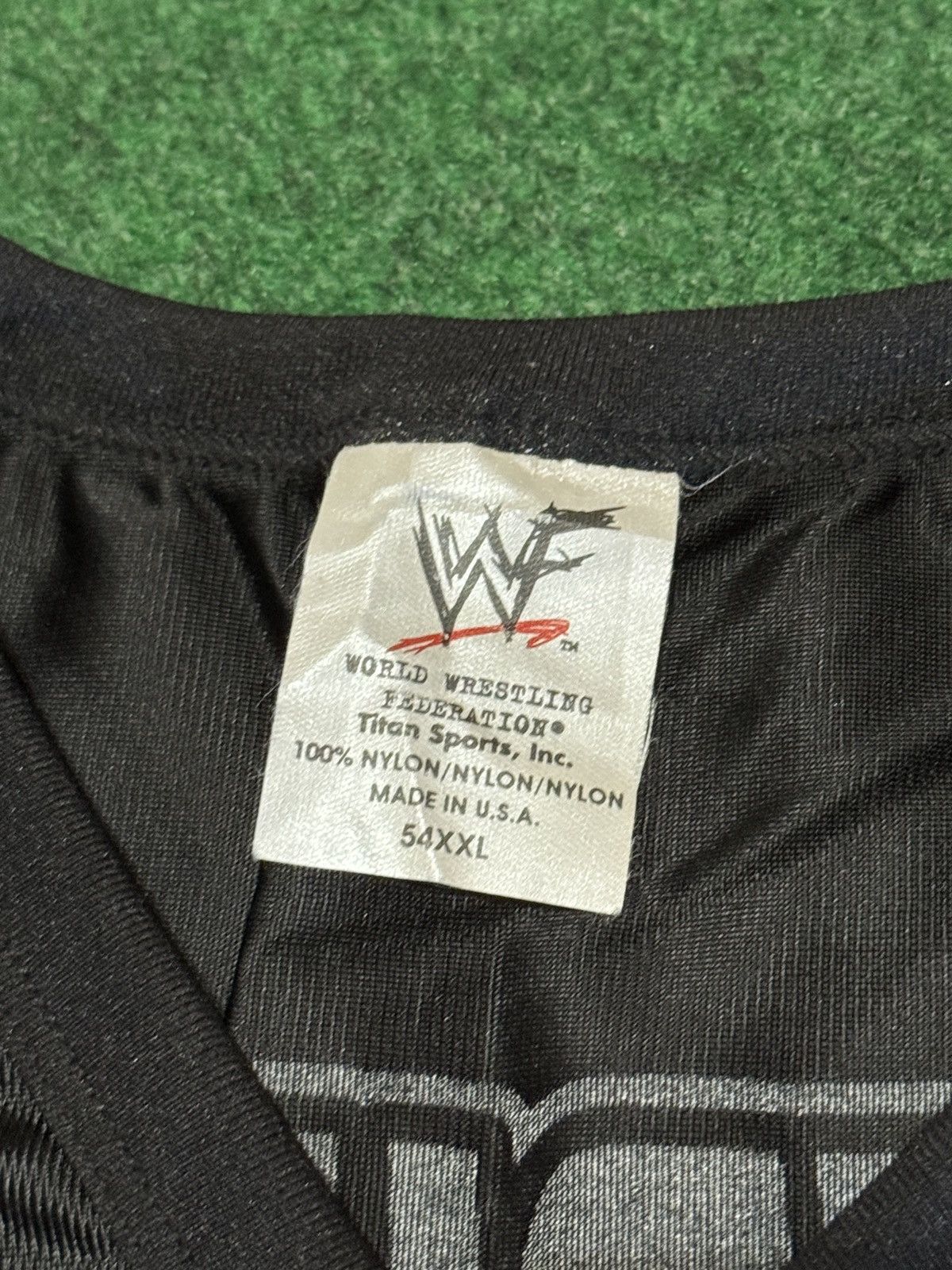 WWF Vintage 90s WWF The Rock RARE WRESTLING Football Jersey Size US XXL / EU 58 / 5 - 6 Thumbnail