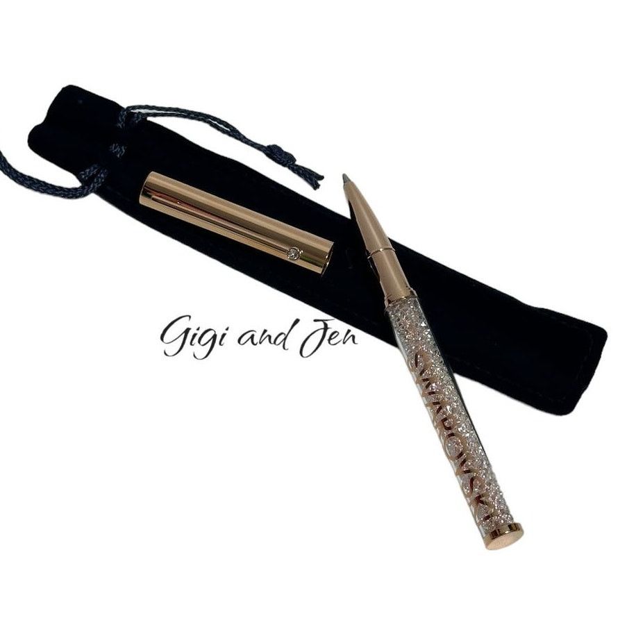 Swarovski Swarovski Crystalline Gloss ballpoint pen Rose gold tone Size ONE SIZE - 4 Thumbnail