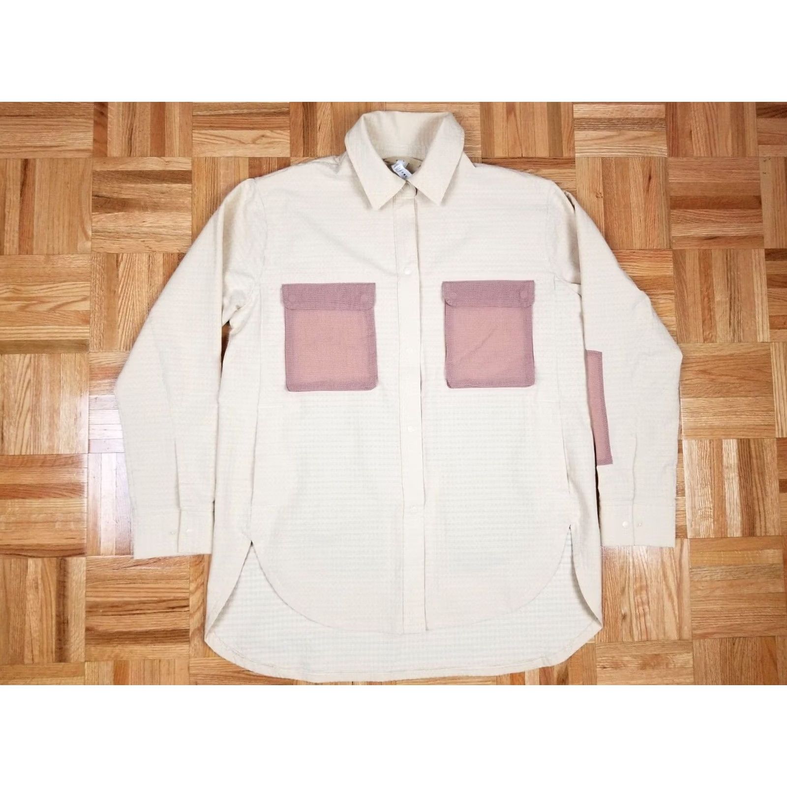 Lululemon Lululemon Oversize Active Button Up Shirt SZ 6 Plaid Multicolor Floral Western Women Casual Shirt Womens Size M / US 6-8 / IT 42-44 - 2 Thumbnail