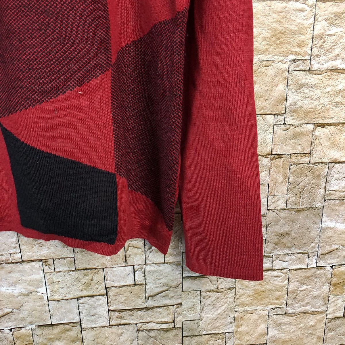 Vintage Japanese Brand Red Knitwear #A682 Size L / US 10 / IT 46 - 8 Thumbnail