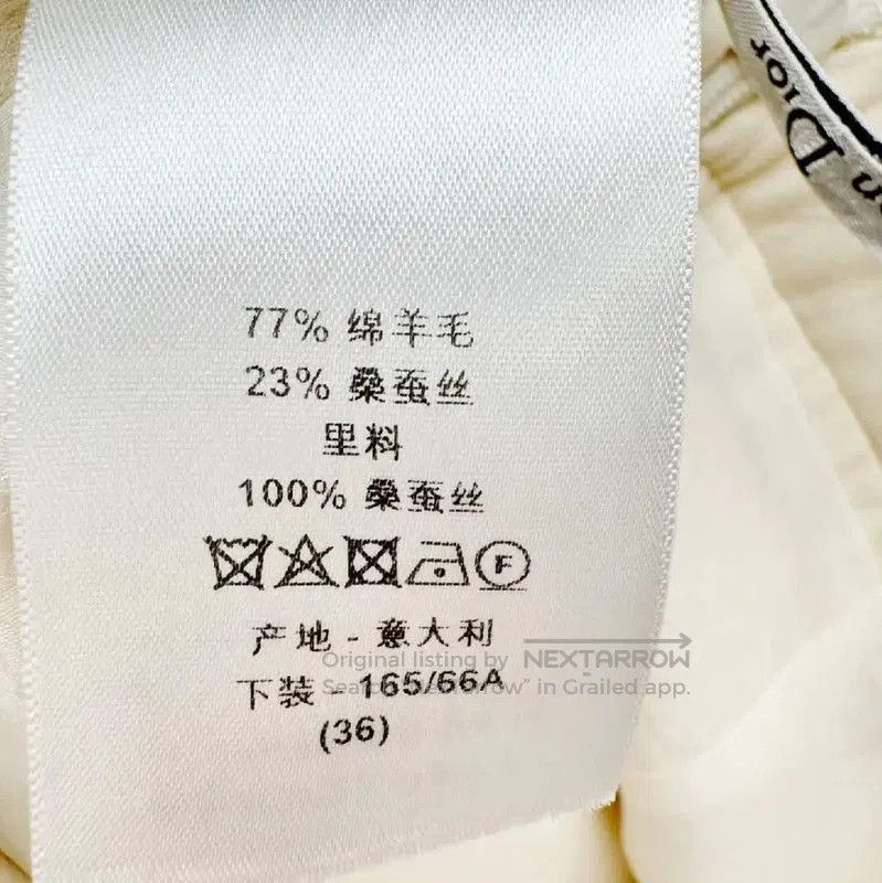Dior Dior White Wool Women's Coat S Size . Size S / US 4 / IT 40 - 8 Thumbnail