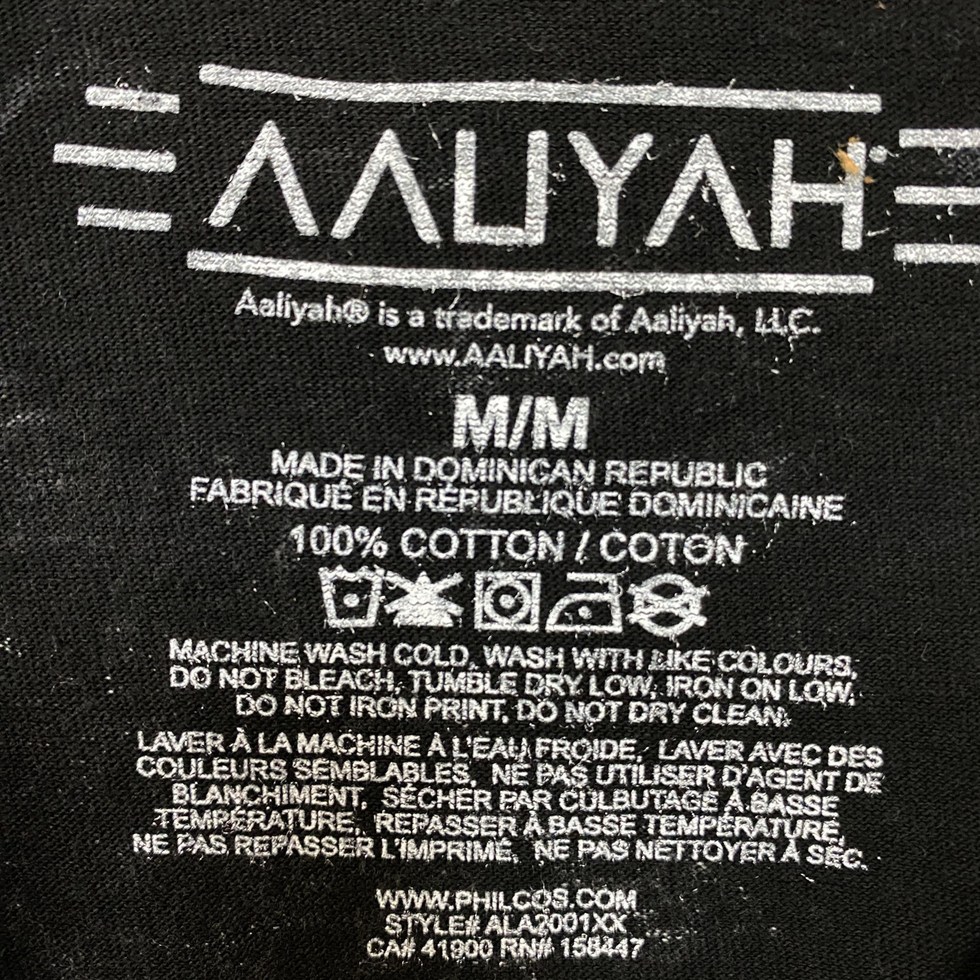 Other Aaliyah R&B Vintage-Style Washed Black T-Shirt Medium Size US M / EU 48-50 / 2 - 4 Thumbnail
