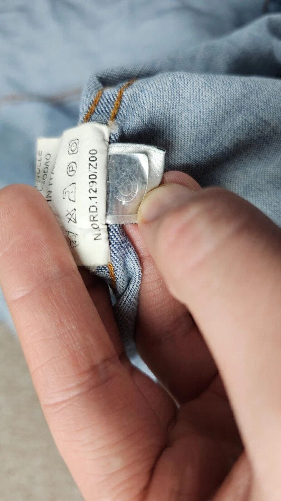 Dolce & Gabbana × Vintage Vintage 90s Dolce & Gabbana Cropped Denim Jacket Size XL / US 12-14 / IT 48-50 - 9 Thumbnail