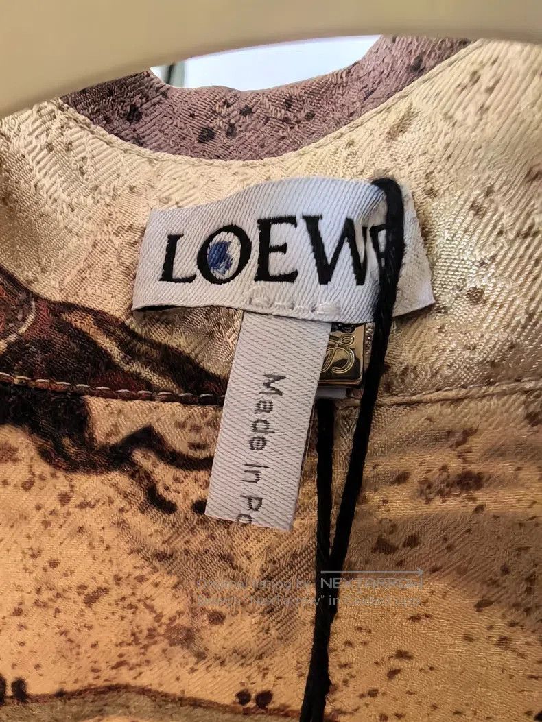 Loewe Loewe Long-sleeve oversized shirt coat with small animal p Size 4XL / US 24-26 - 3 Thumbnail